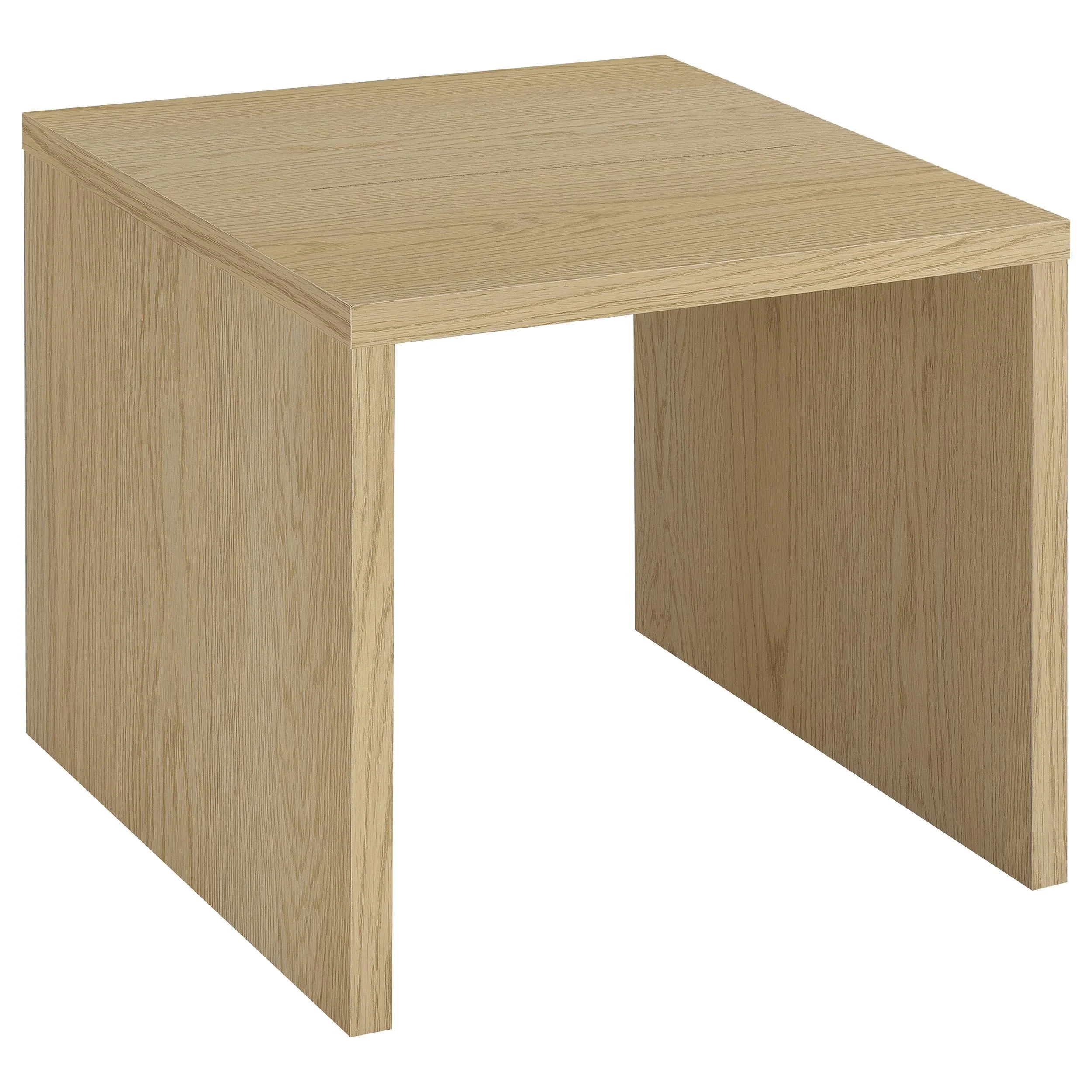 Canoga Light Oak 3-Piece Lift Top Cocktail Coffee Table Set - Image 3