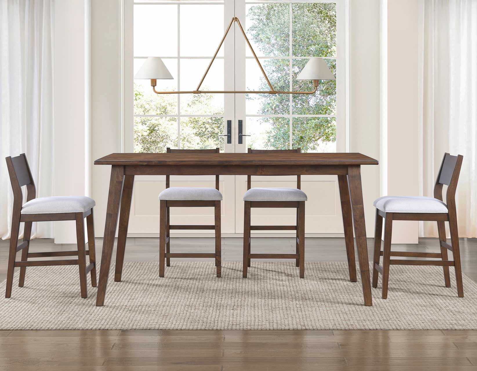 Canton 72″ Solid Wood Counter Table - Image 6