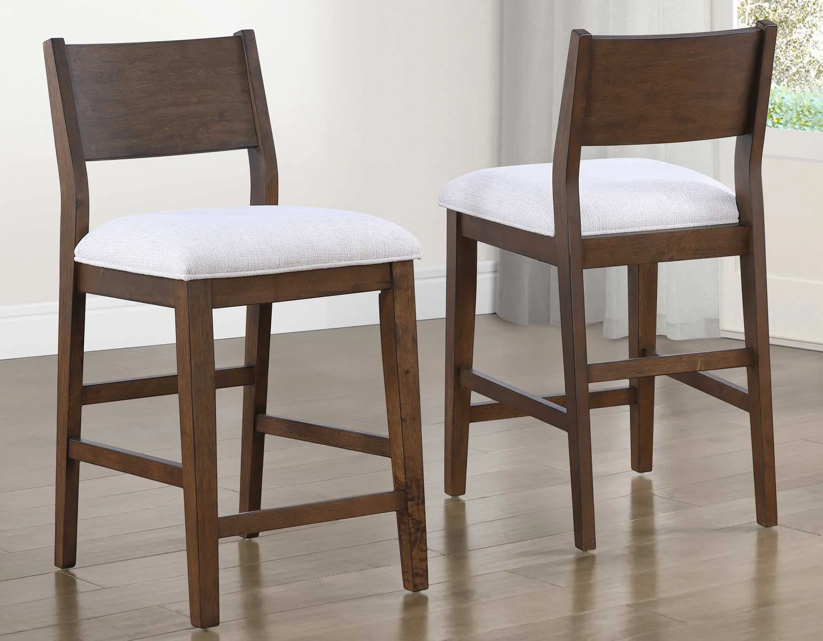 Canton Cushioned Seat 24″ Counter Stool, Set of 2