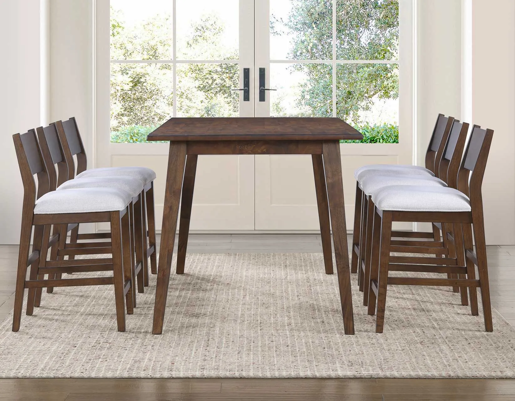 Canton Mocha Counter Height Dining Set - Image 14