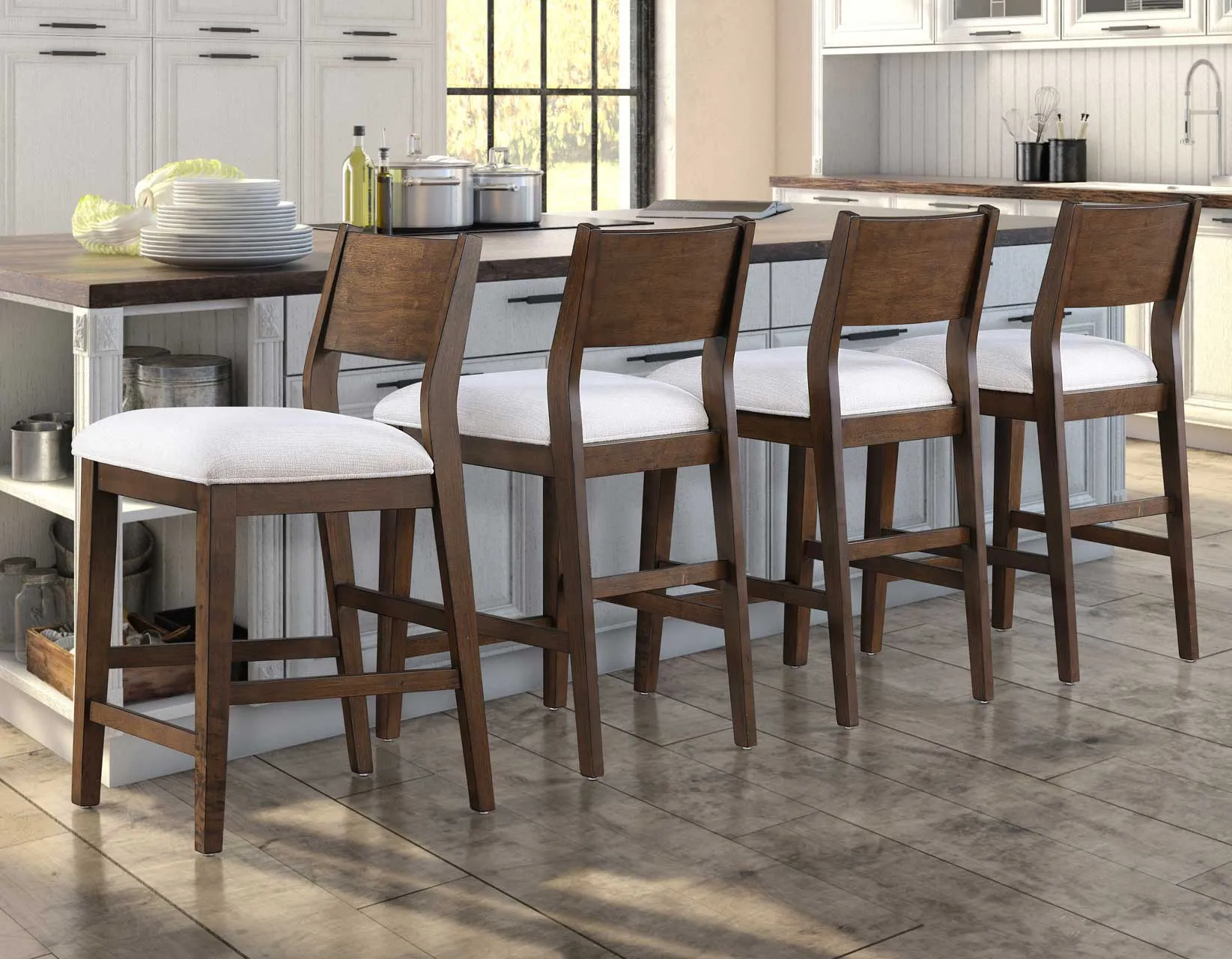 Canton Mocha Counter Height Dining Set - Image 3