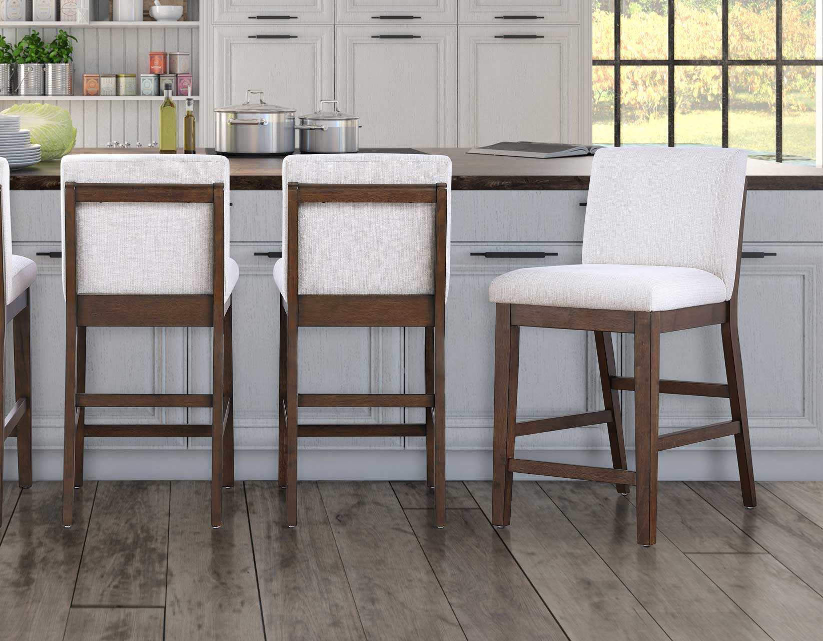 Canton Mocha/Eggshell Counter Height Dining Set - Image 10