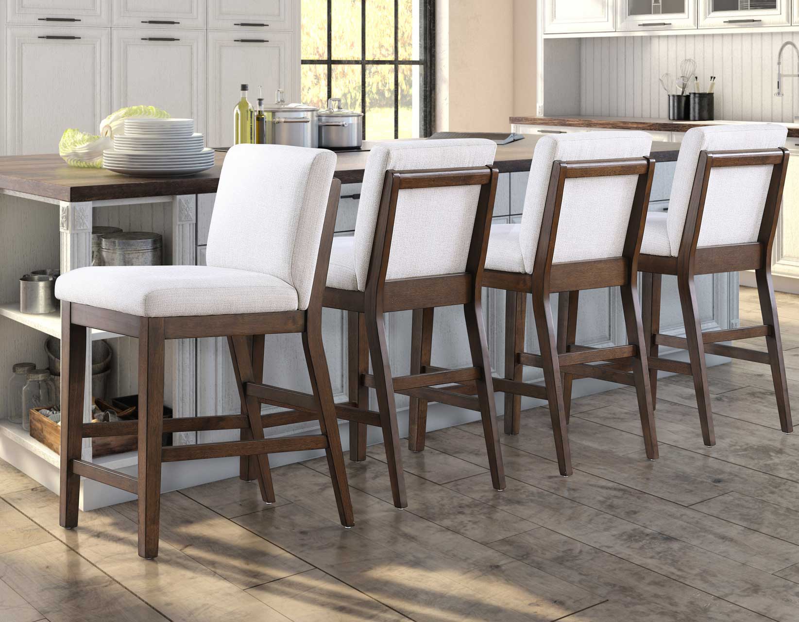 Canton Mocha/Eggshell Counter Height Dining Set - Image 11