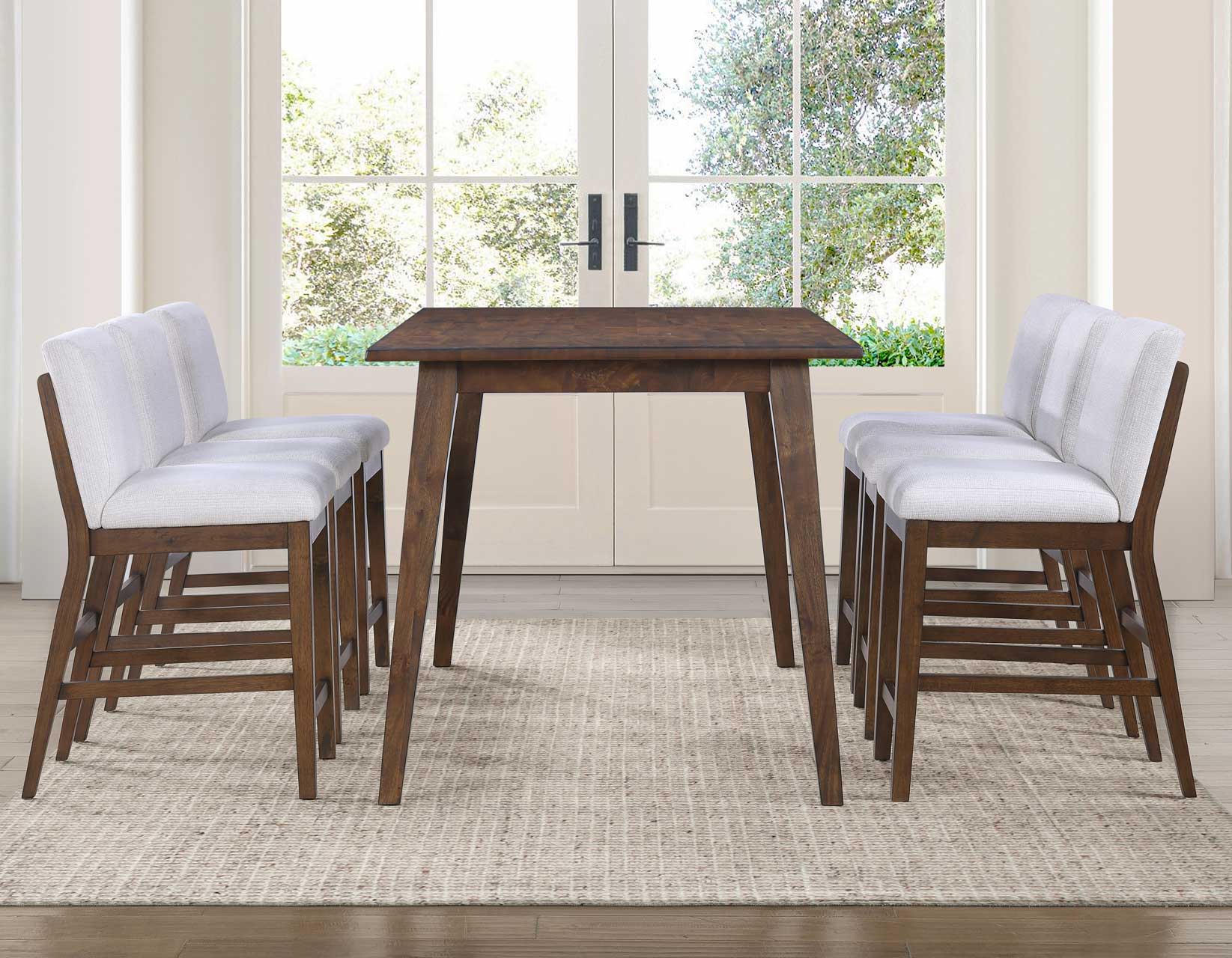 Canton Mocha/Eggshell Counter Height Dining Set - Image 5