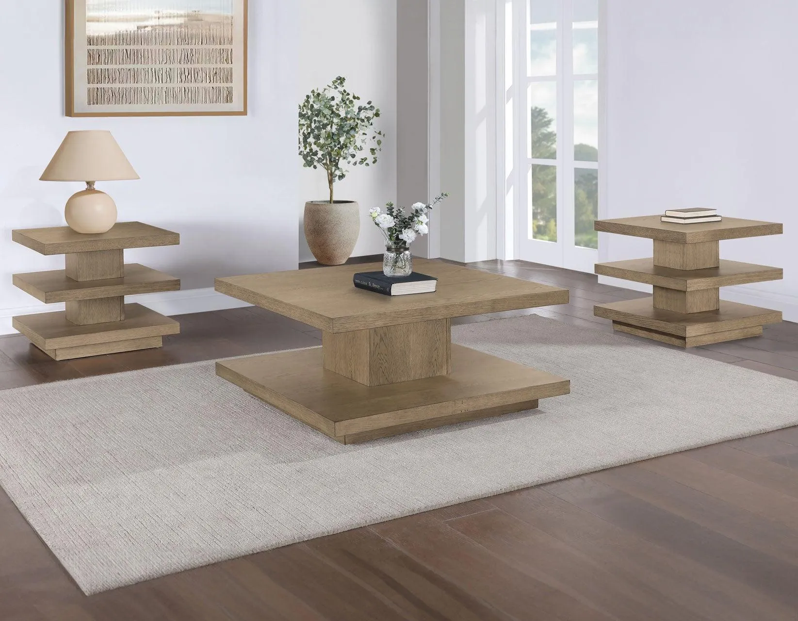 Canyon End Table, Sand - Image 4