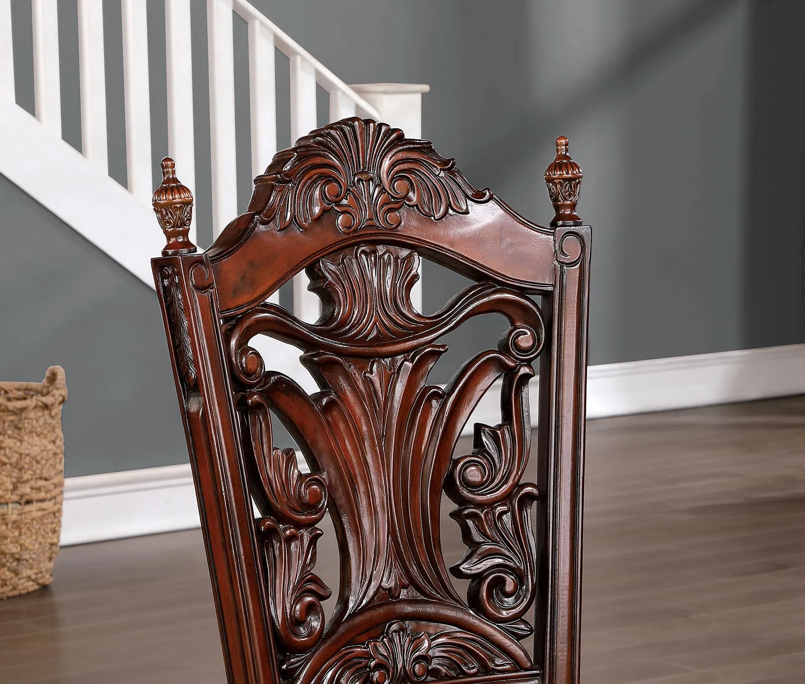 Canyonville Brown Cherry/Dark Brown 7 Pc. Dining Room Set - Image 5