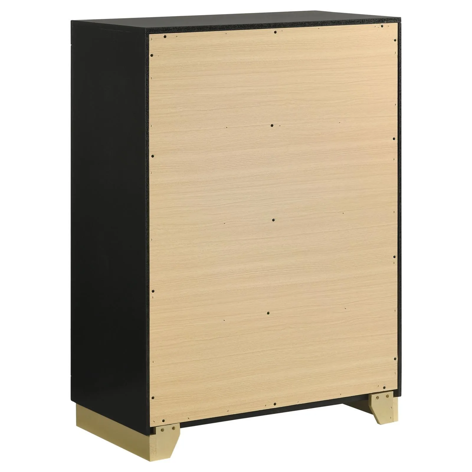 Caraway 4-drawer Bedroom Chest Black - Image 5