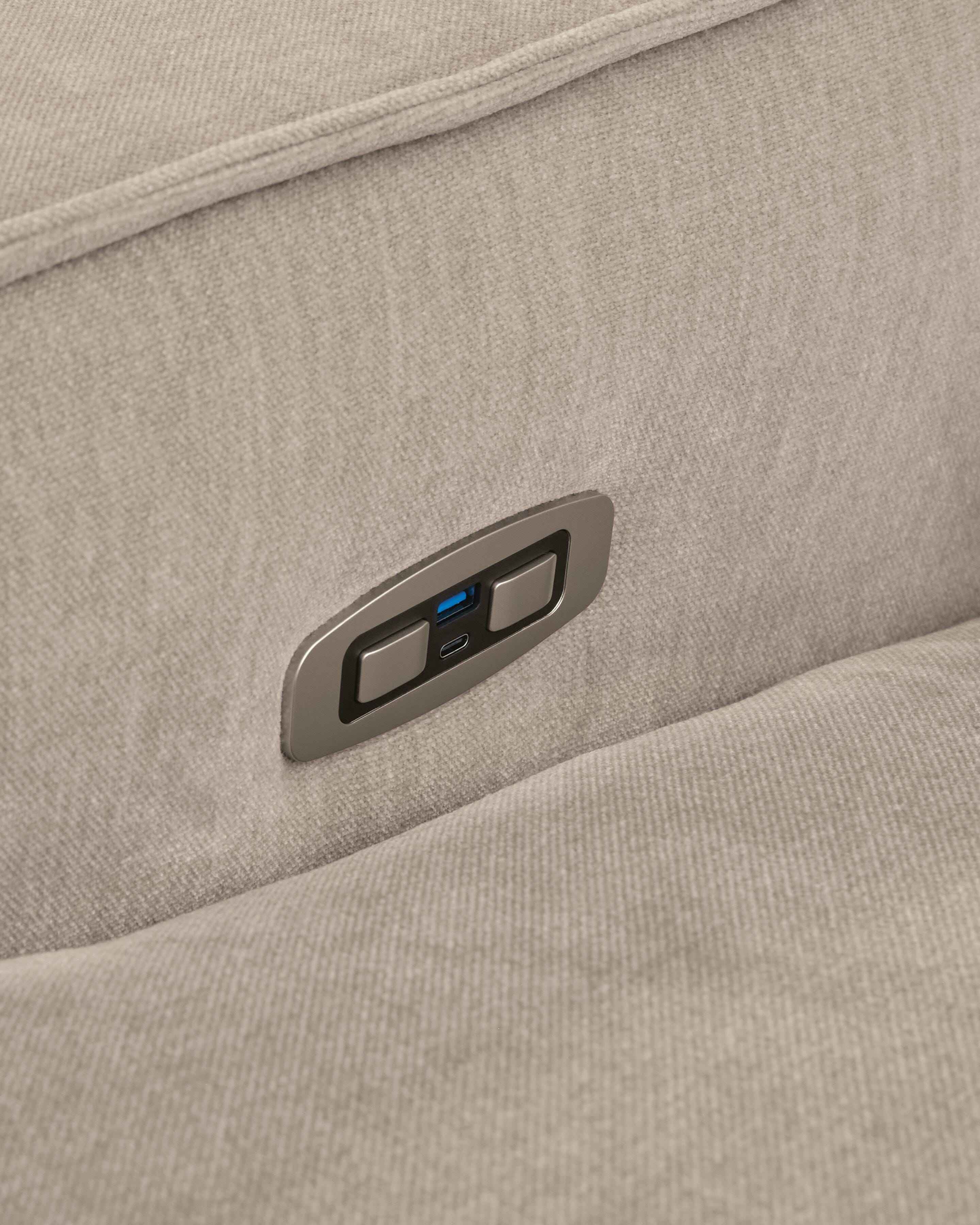 Carceri Cashmere 5-Piece Power Sectional Reclining Sofa - Image 4