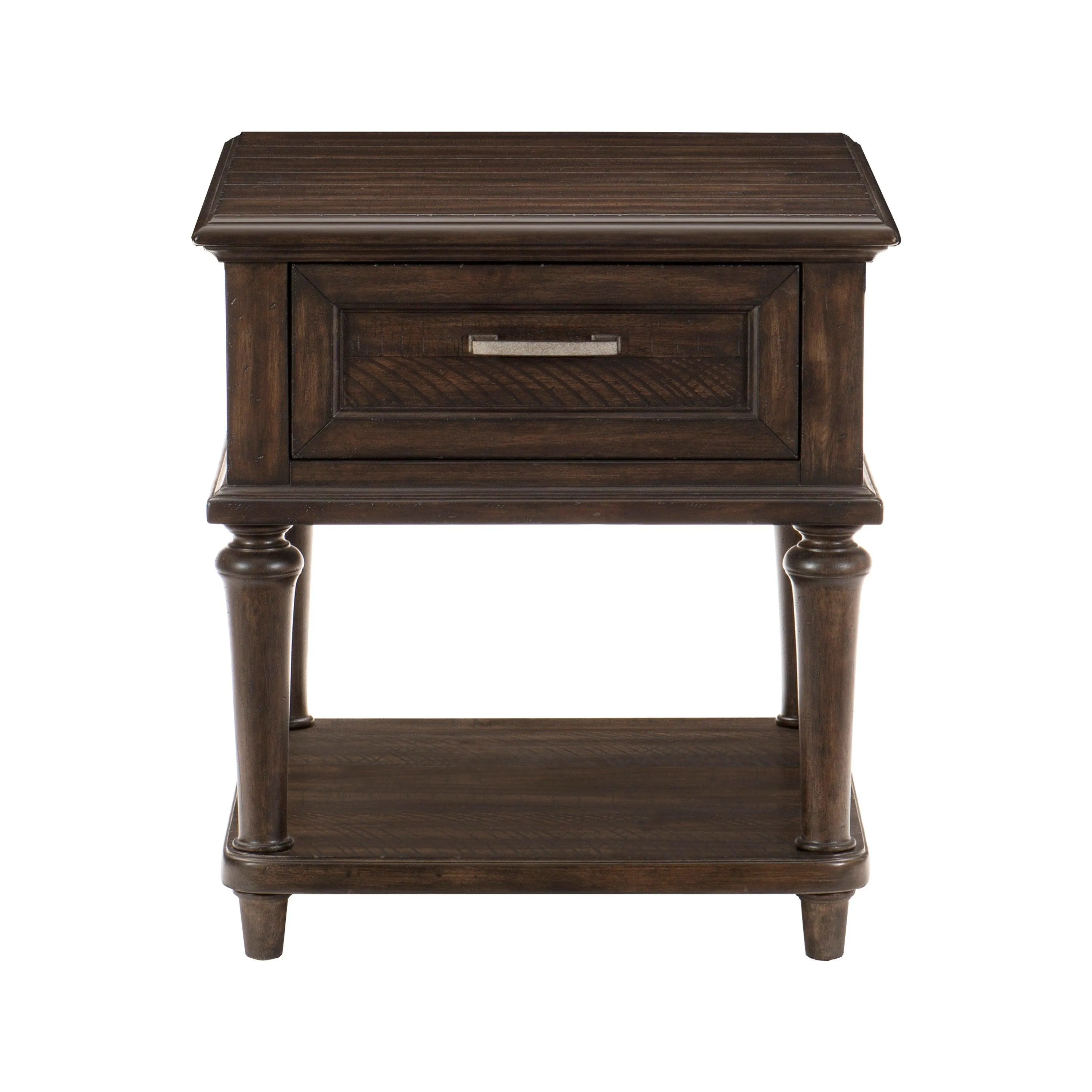 Cardano Driftwood Charcoal End Table - Image 2