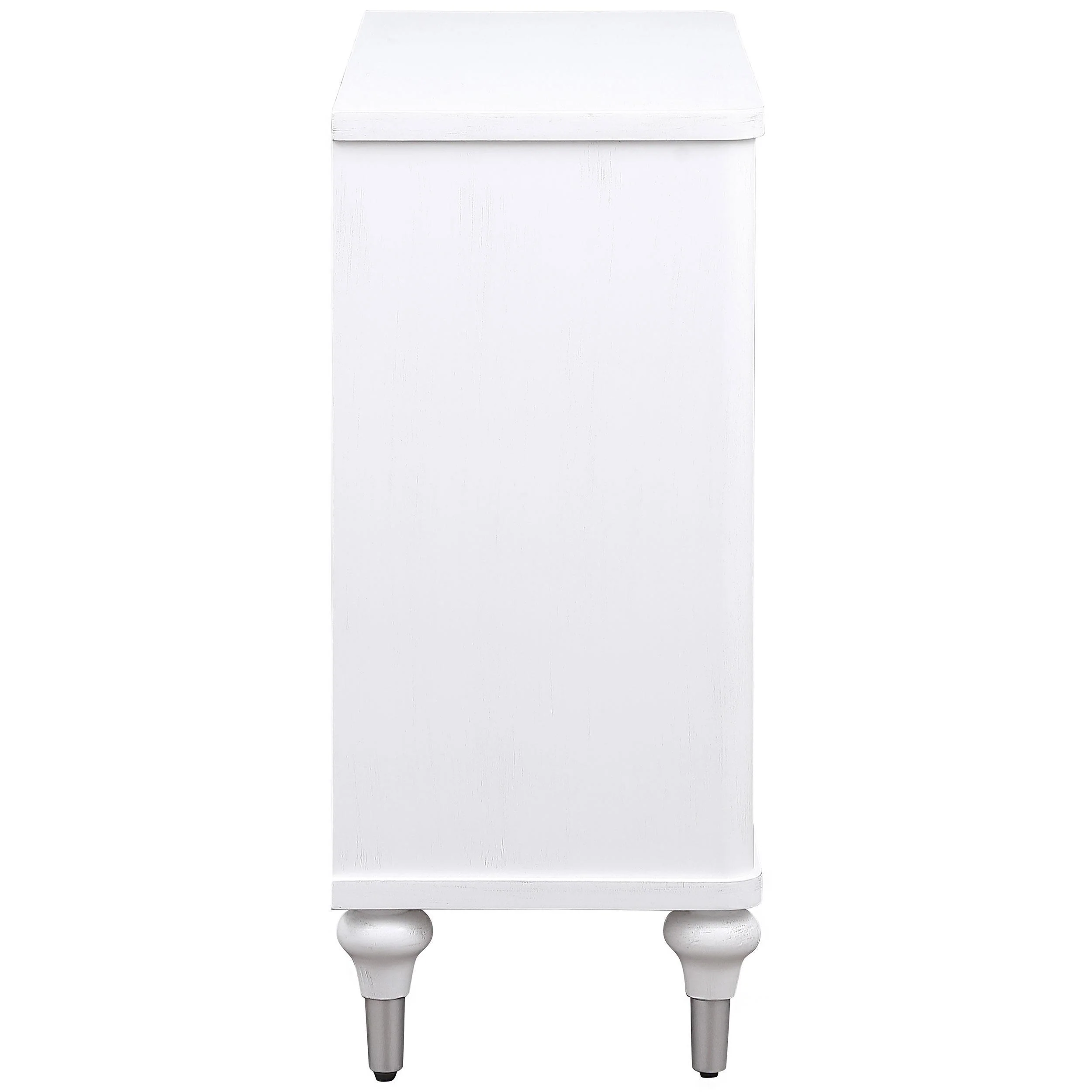 Cardella Distressed White 2-Door Mandala Accent Cabinet - Image 8