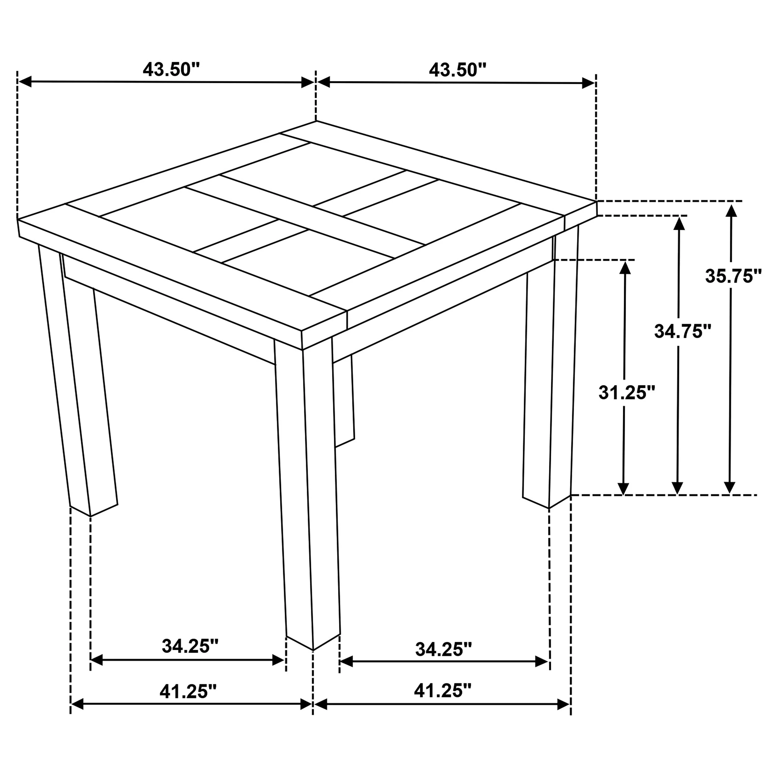 Cardova Vineyard Oak 5-piece Counter Height Dining Table Set - Image 12