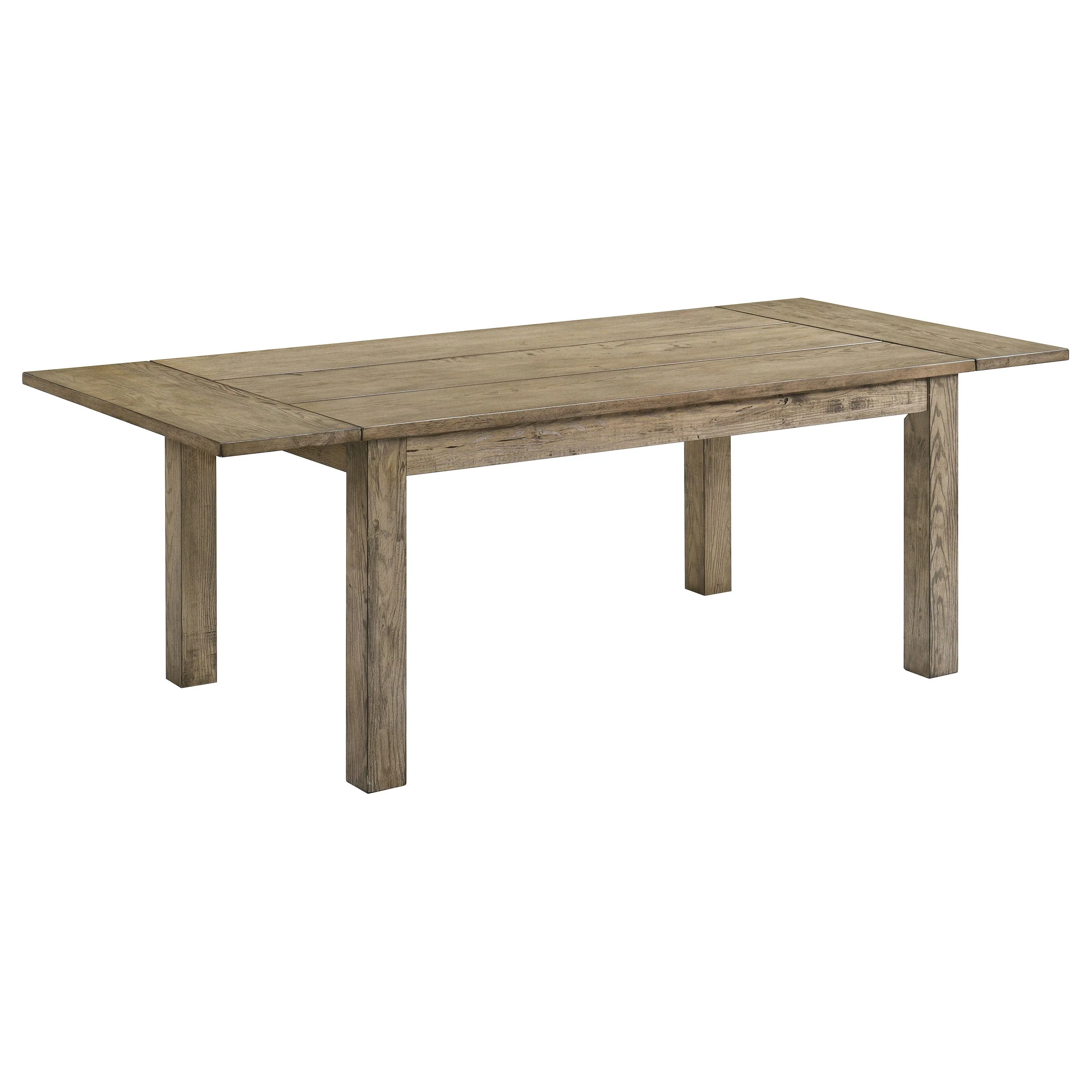 Cardova Vineyard Oak 87-inch Solid Wood Extension Dining Table - Image 3