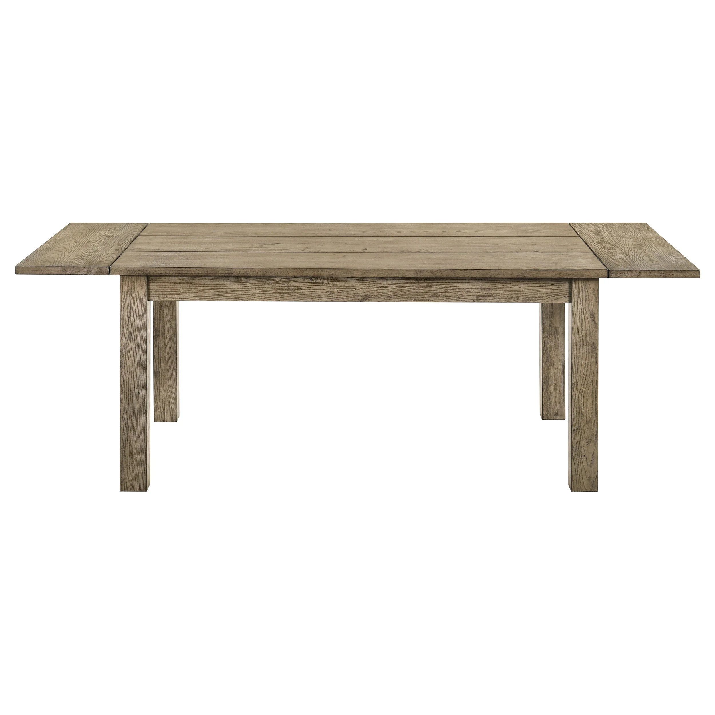 Cardova Vineyard Oak 87-inch Solid Wood Extension Dining Table - Image 5