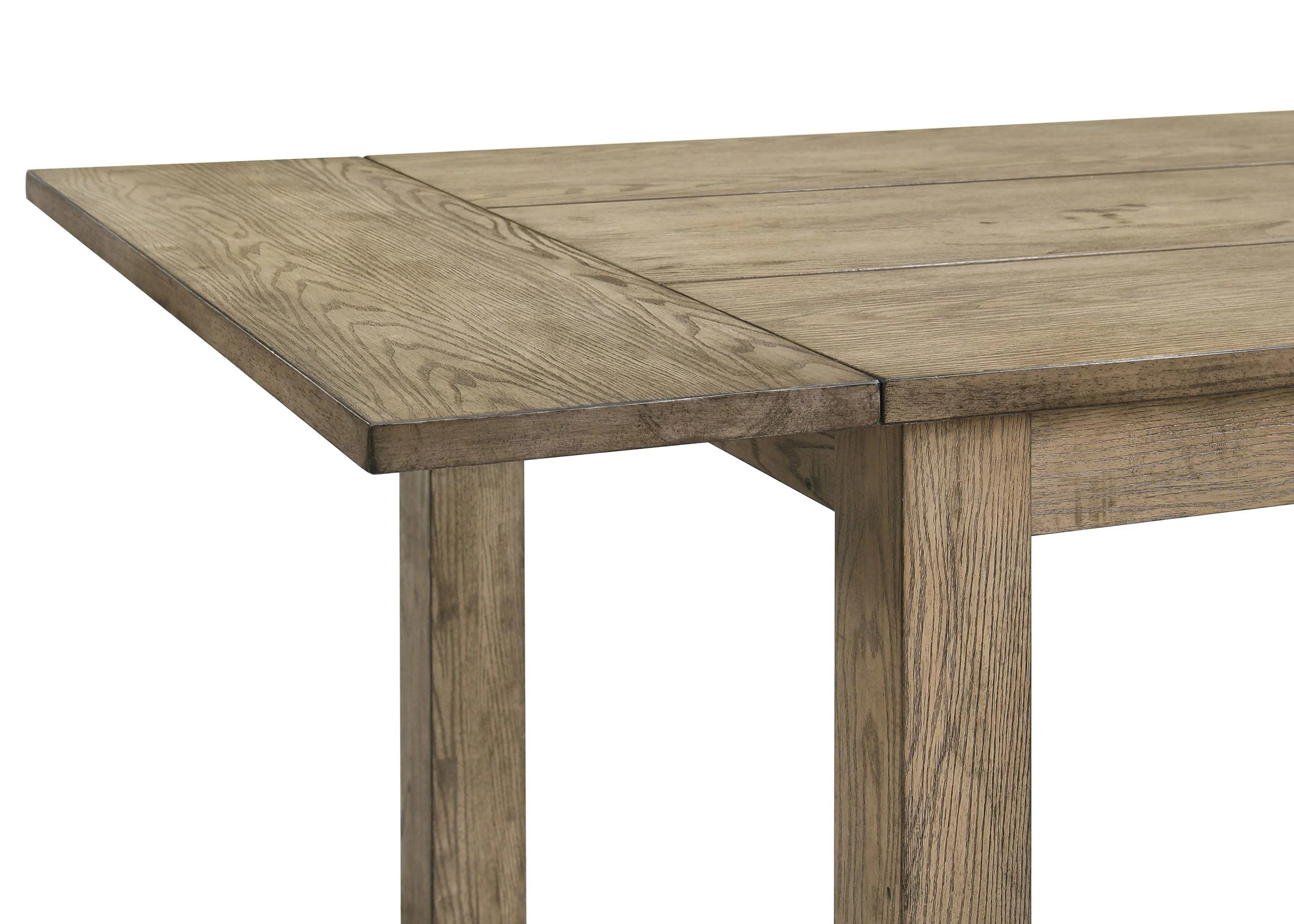Cardova Vineyard Oak 87-inch Solid Wood Extension Dining Table - Image 9