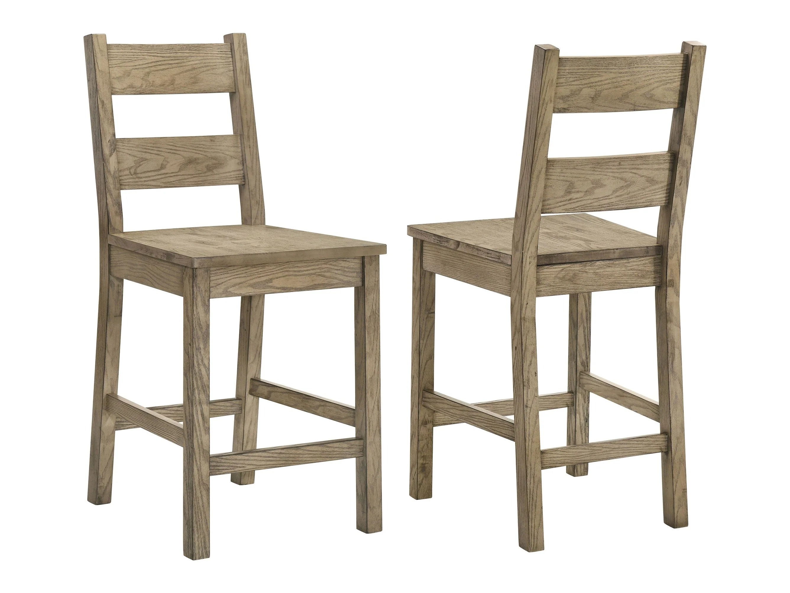Cardova Vineyard Oak Counter Height Dining Chair (Set of 2)