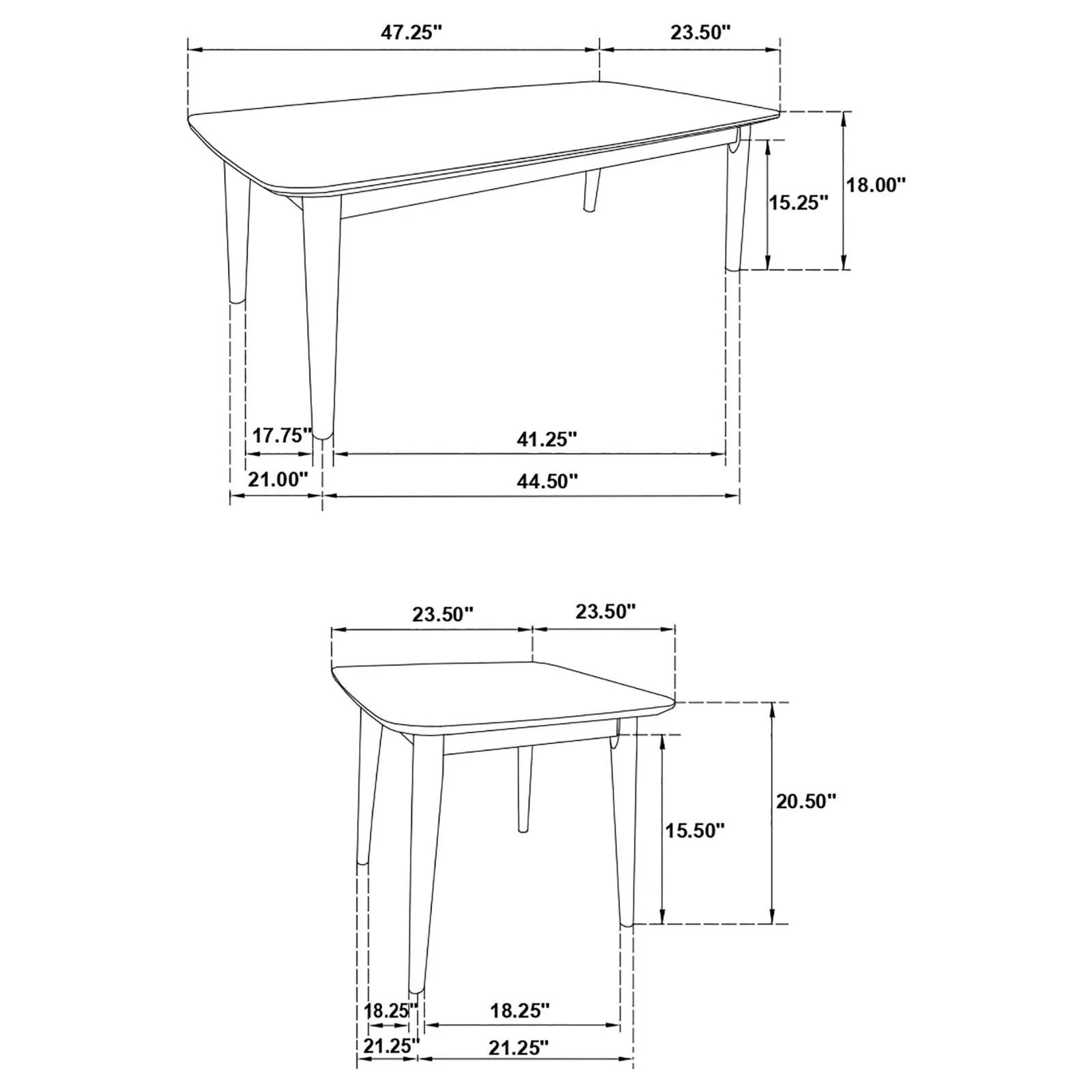 Carey Black 3-piece Occasional Set with Coffee and End Tables - Image 10
