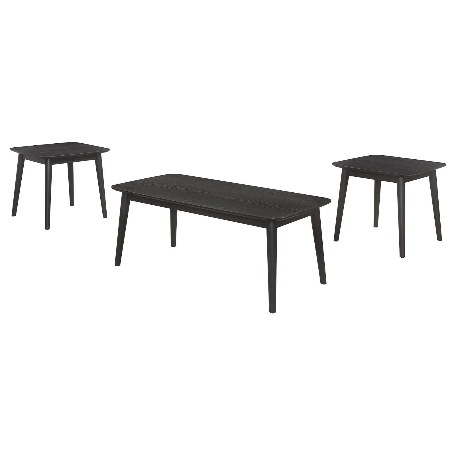 Carey Black 3-piece Occasional Set with Coffee and End Tables - Image 11