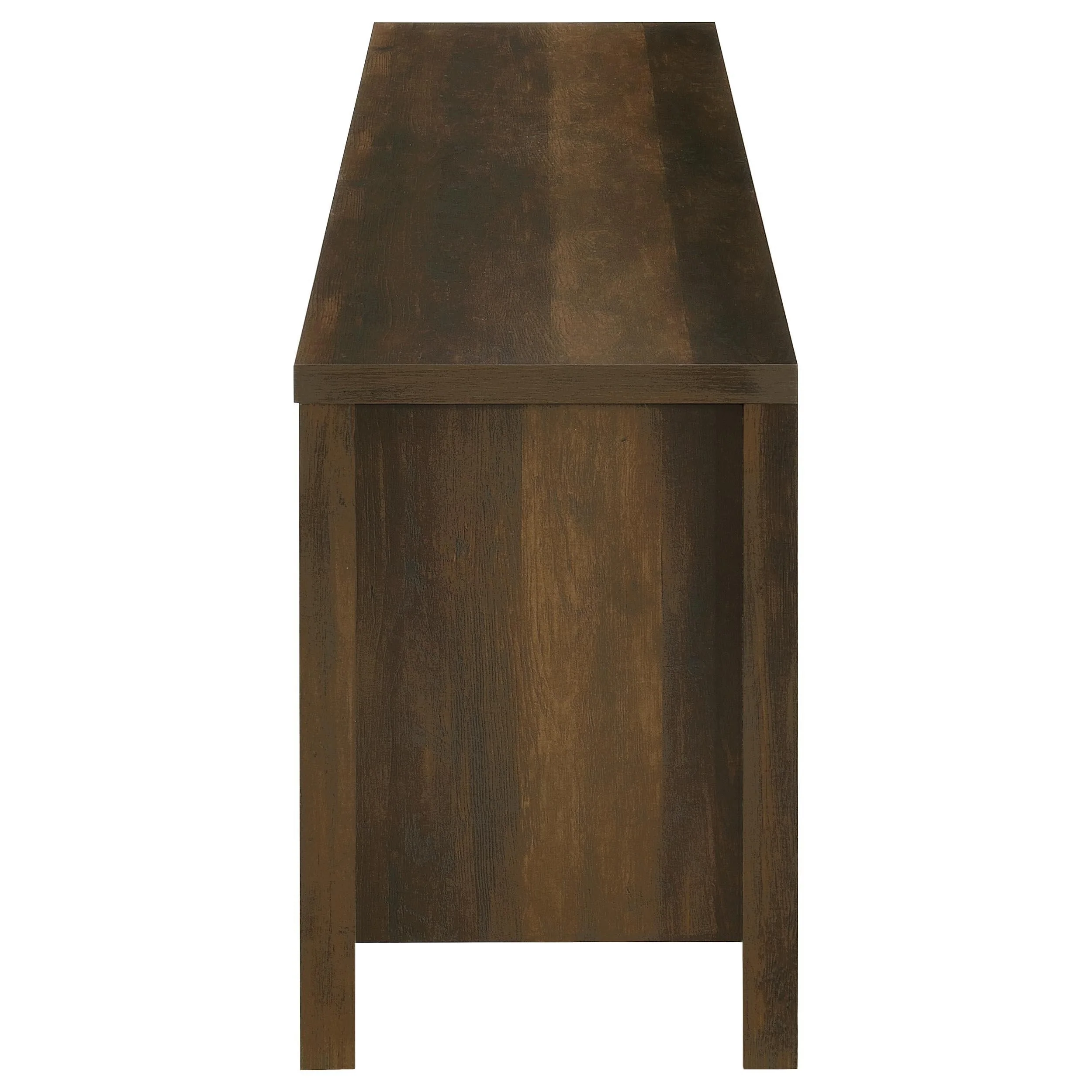 Carey Dark Pine 79-inch TV Stand Fireplace Media Console - Image 6