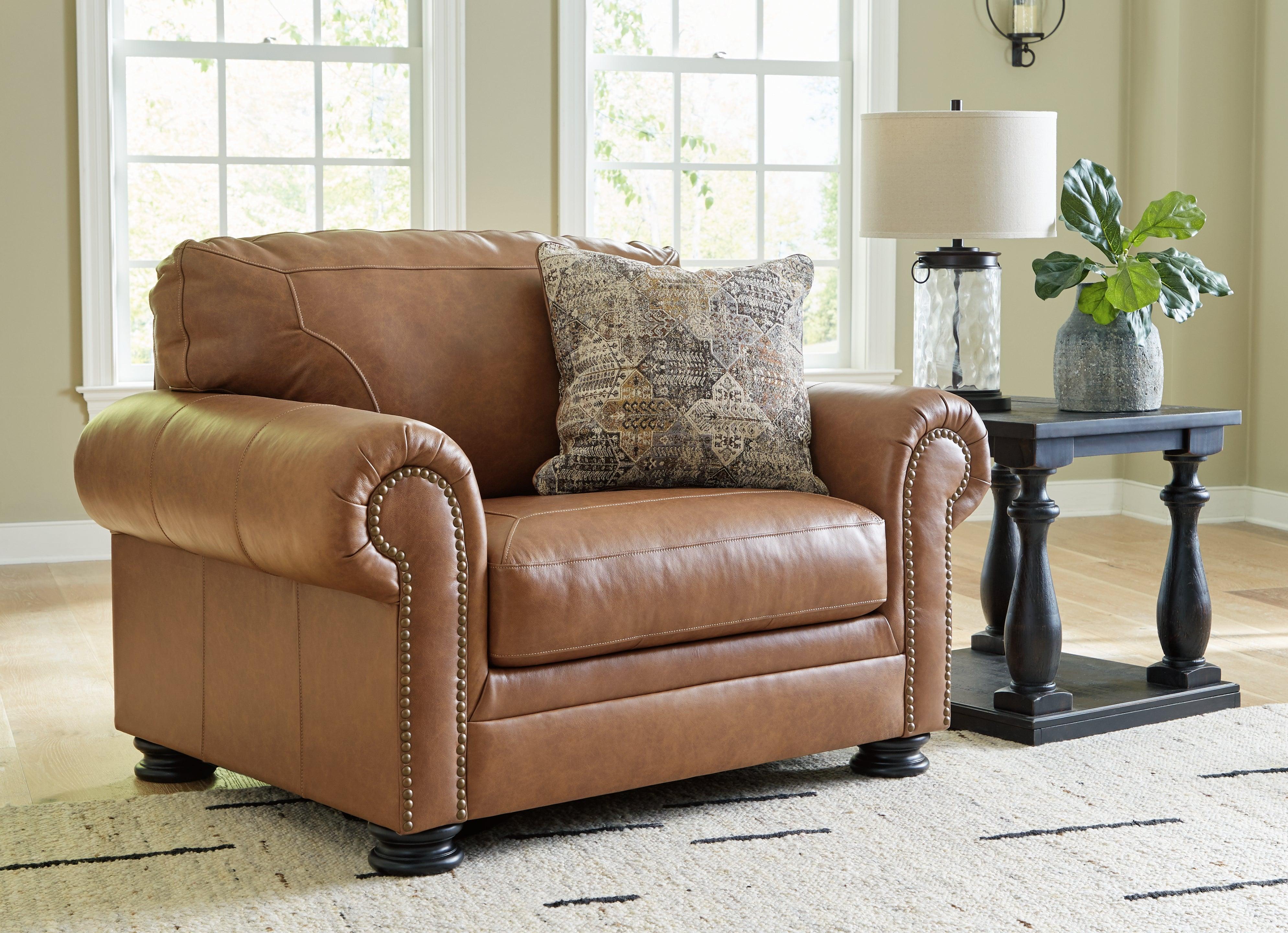 Carianna Caramel Oversized Chair - Image 7
