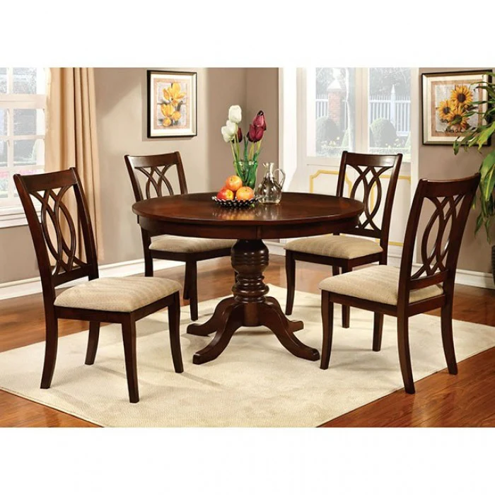 Carlisle Brown Cherry 5-Piece Dining Room Set