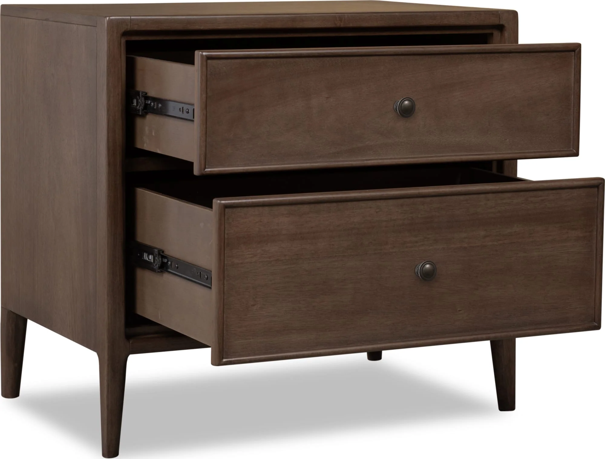 Carlisle Pecan Pie Two Drawer Nightstand w/CM - Image 2