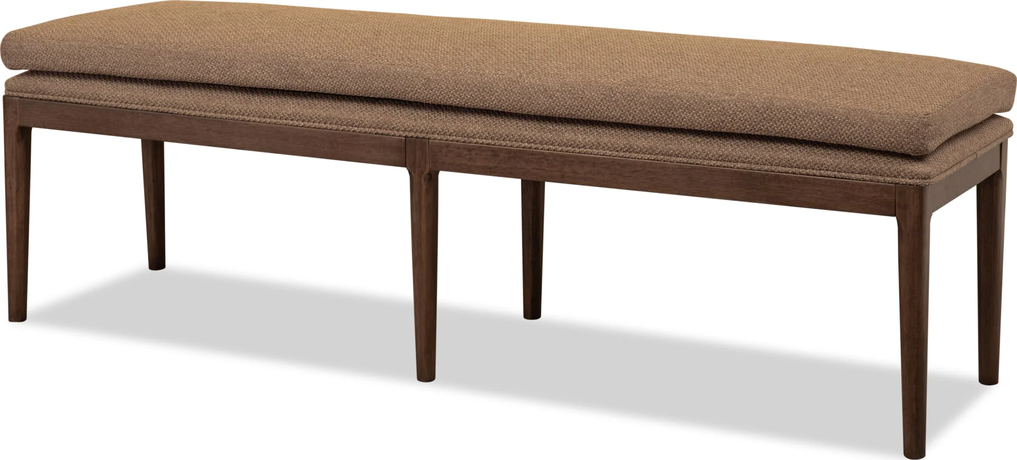Carlisle Wheat Bread/Pecan Pie Upholstered Bench - Image 3