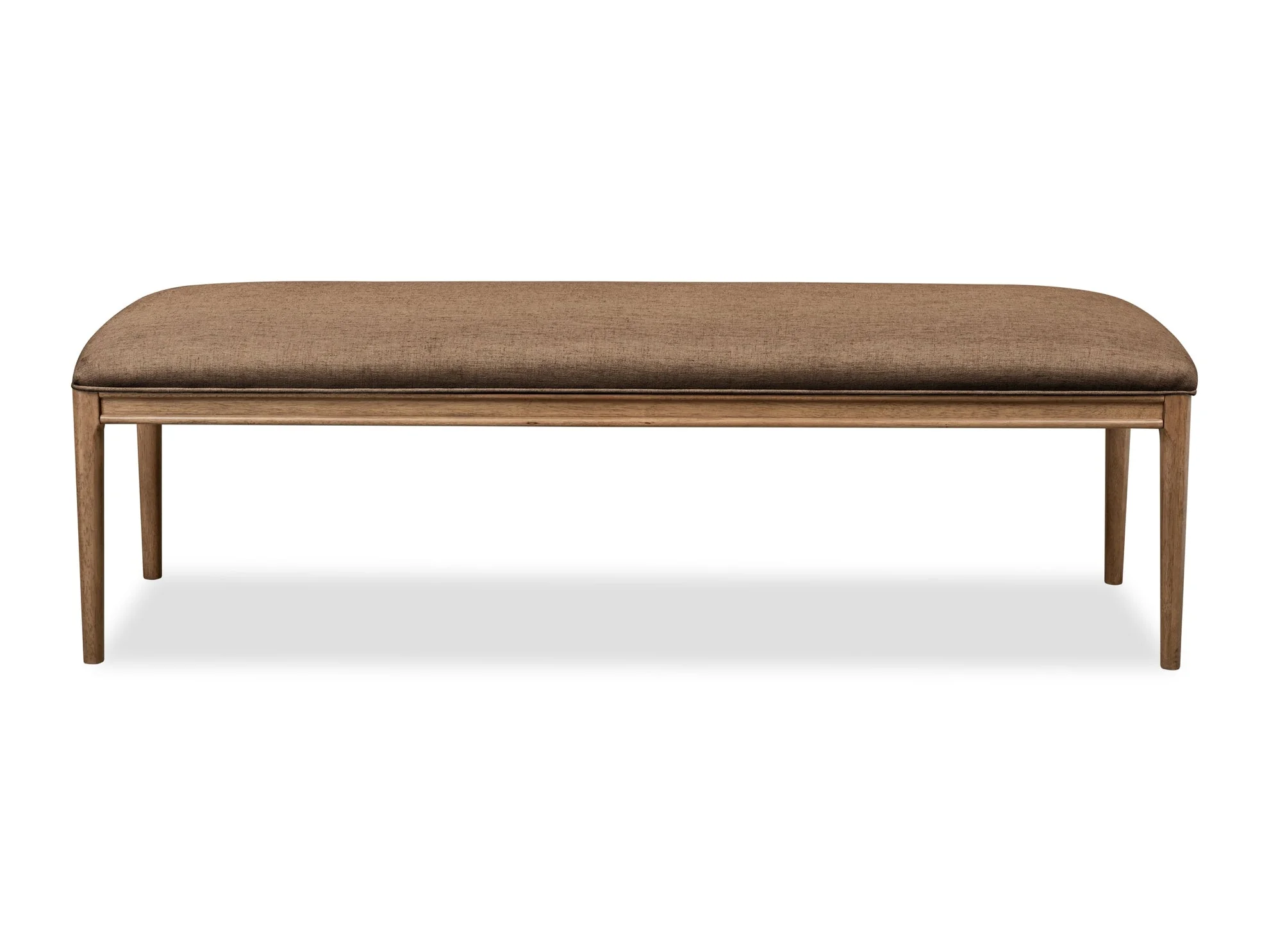 Carlisle Wheat Bread/Tofffee Crunch Upholstered Bench