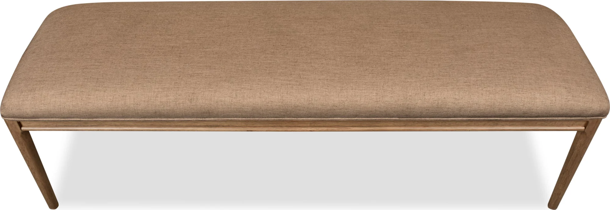 Carlisle Wheat Bread/Tofffee Crunch Upholstered Bench - Image 5
