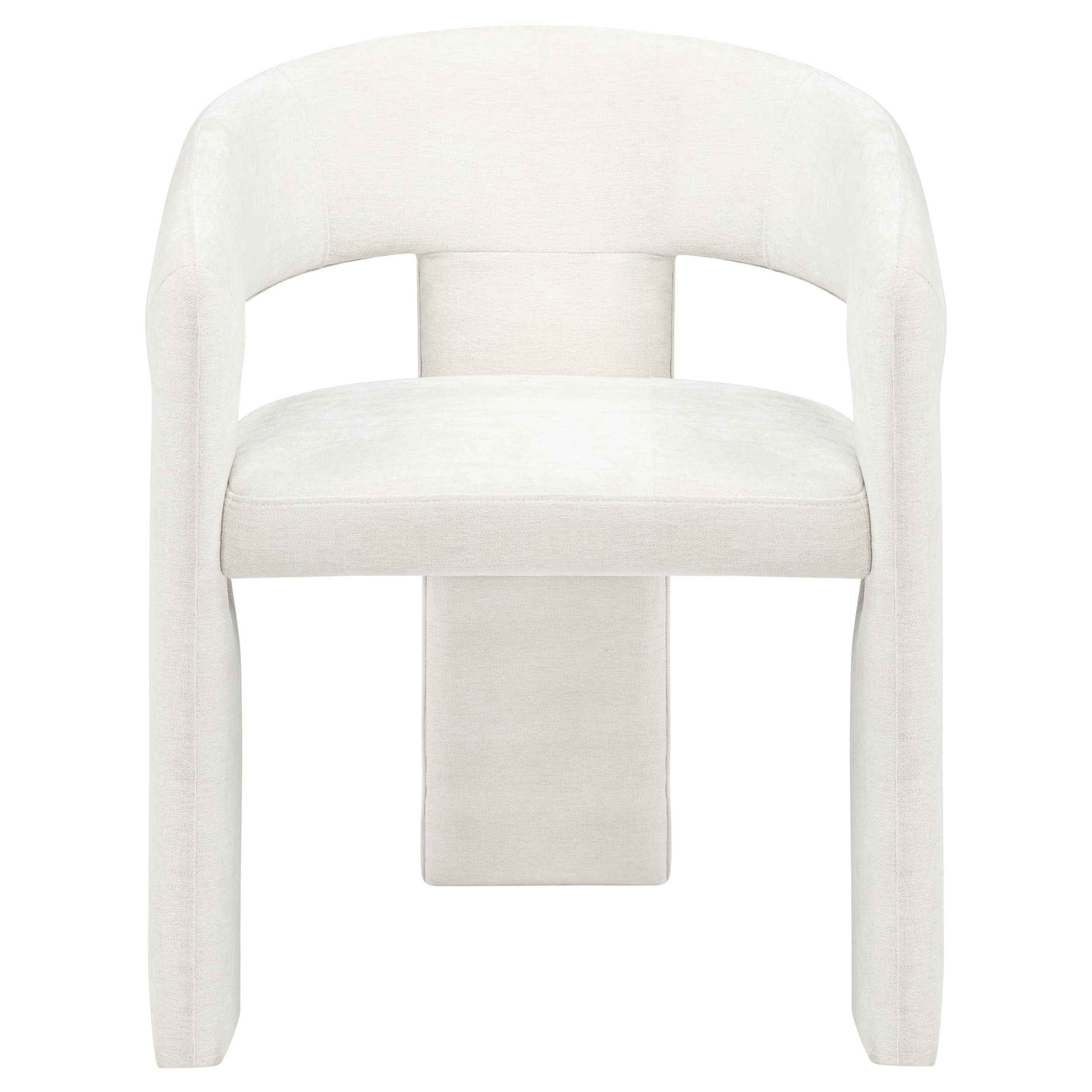 Carlow White Upholstered Dining Arm Chair (Set of 2) - Image 4