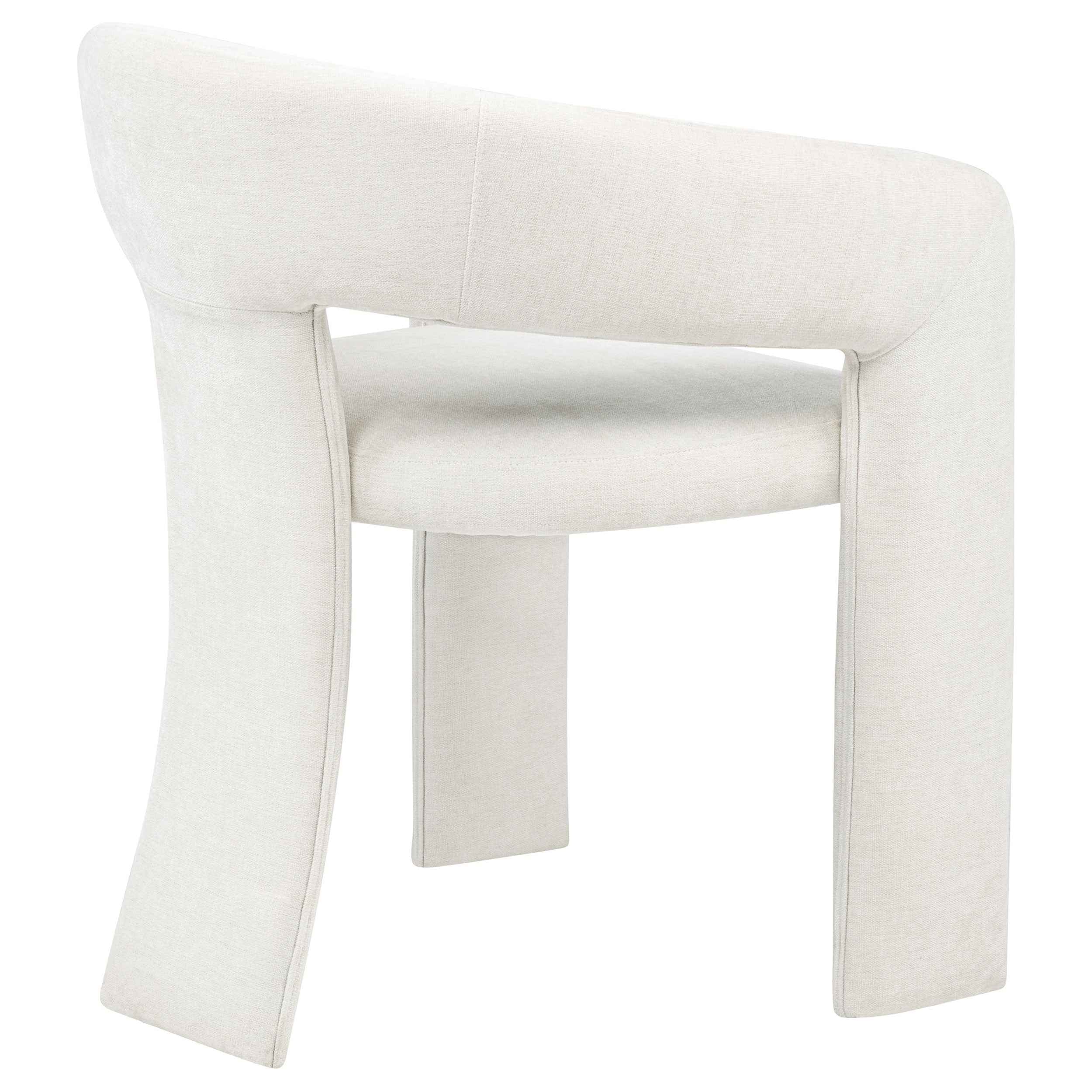 Carlow White Upholstered Dining Arm Chair (Set of 2) - Image 9