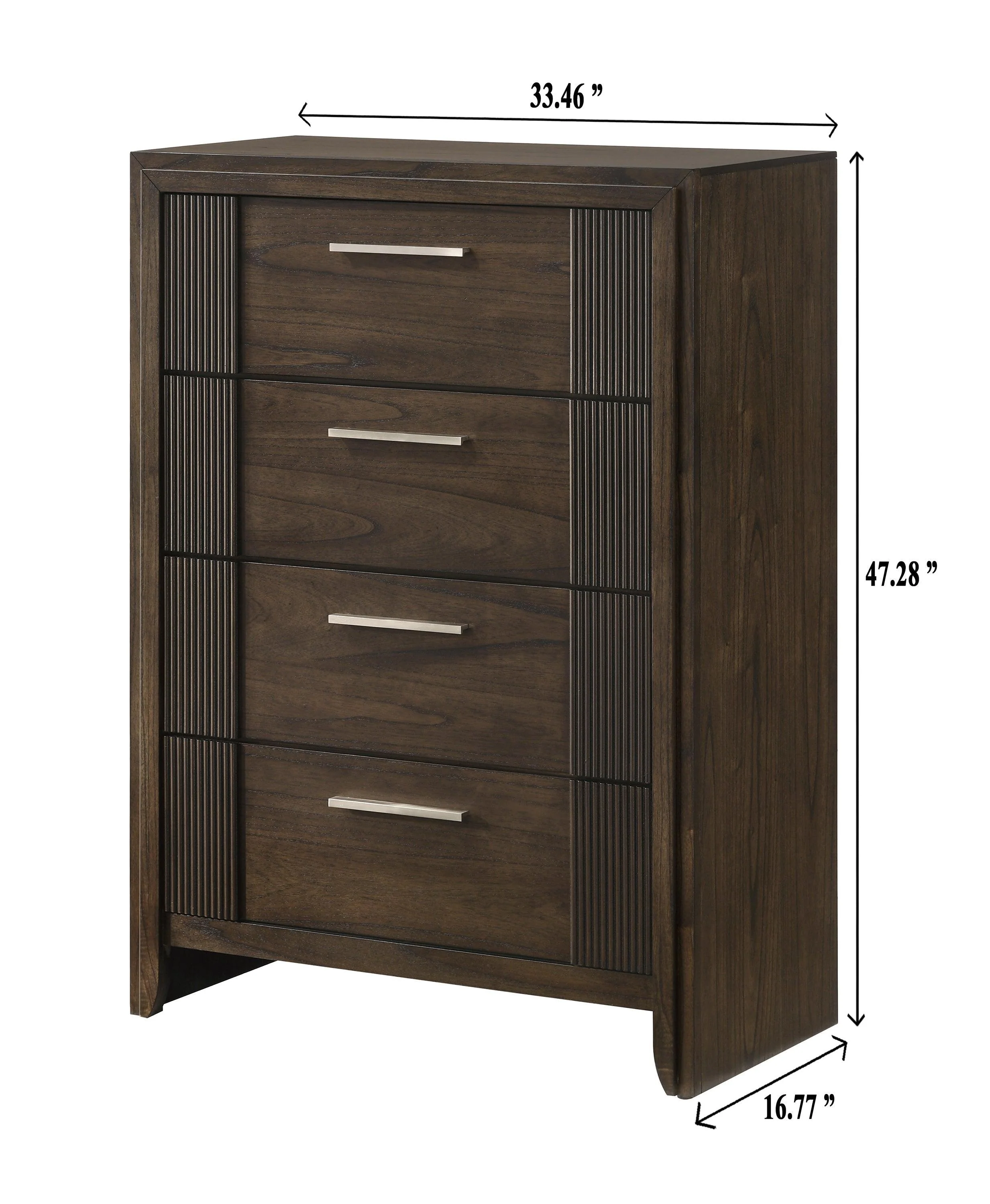 Carlton Brown Chest - Image 4