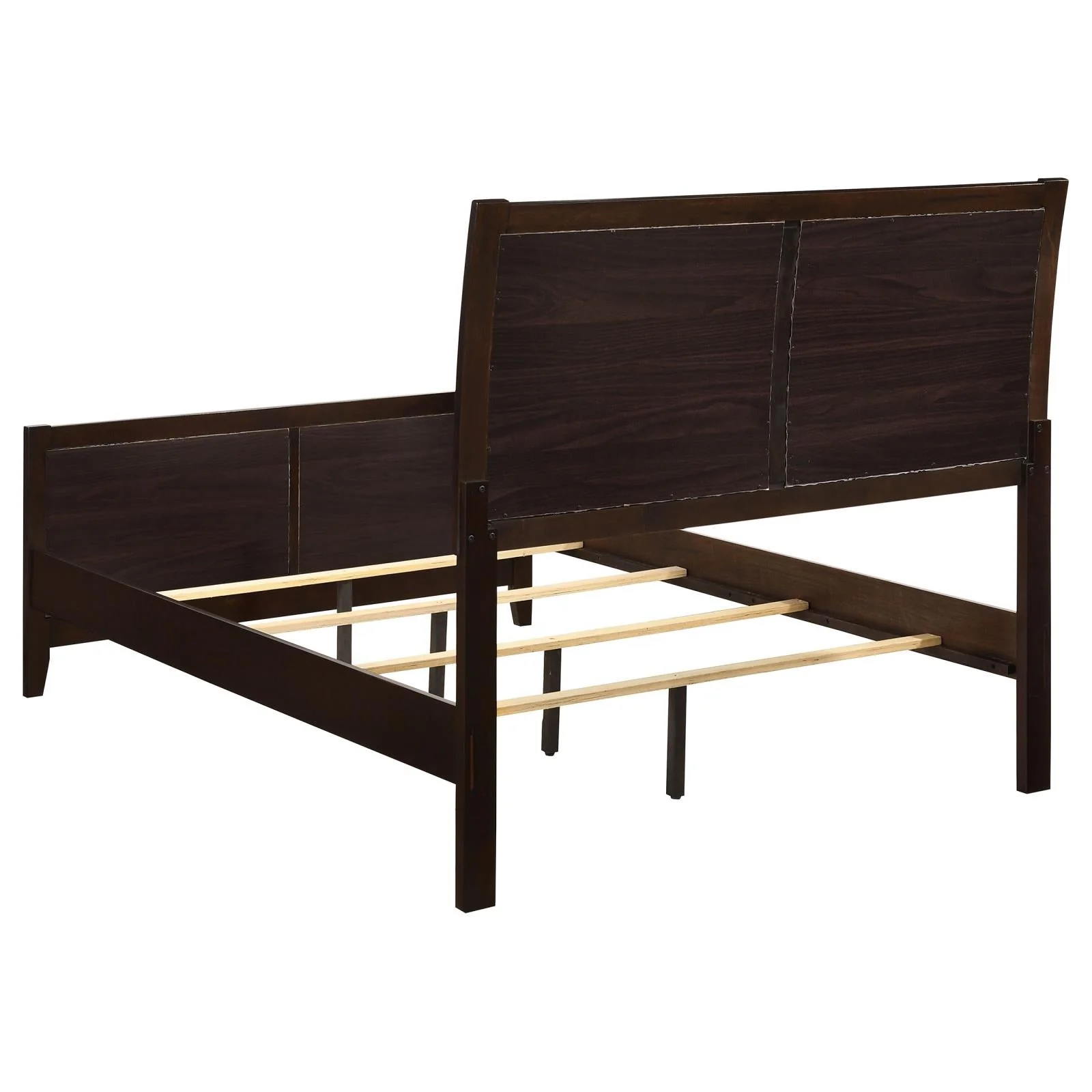 Carlton Cappuccino 4-Piece Queen Bedroom Set with Upholstered Headboard - Image 4