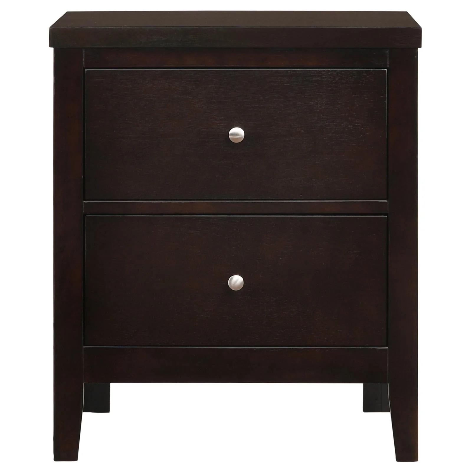 Carlton Cappuccino 5-Piece Eastern King Bedroom Set with Upholstered Headboard - Image 6