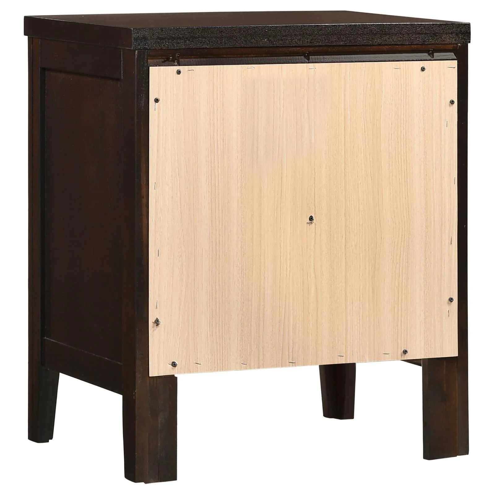 Carlton Cappuccino 5-Piece Eastern King Bedroom Set with Upholstered Headboard - Image 7