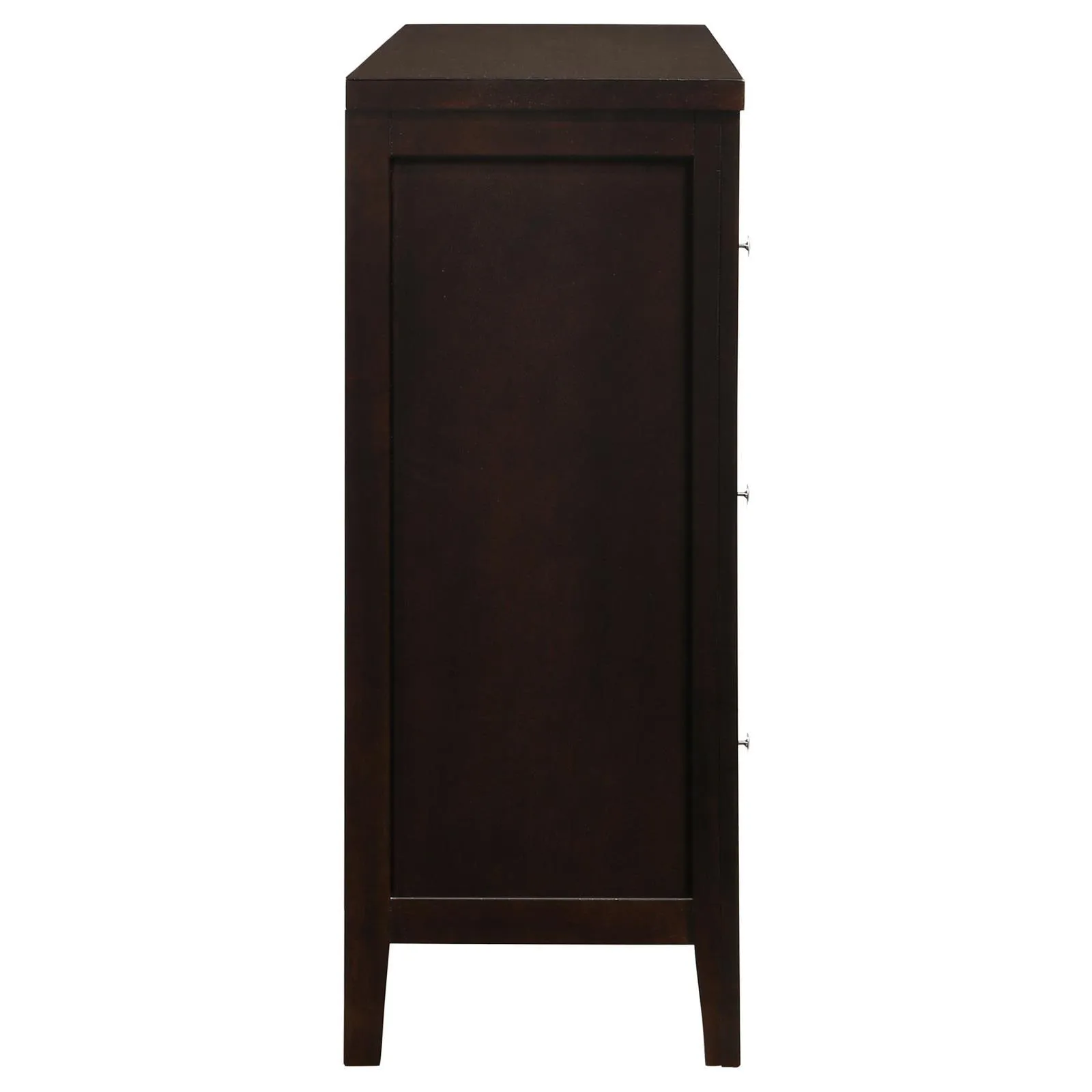 Carlton Cappuccino 6-Drawer Rectangular Dresser - Image 9