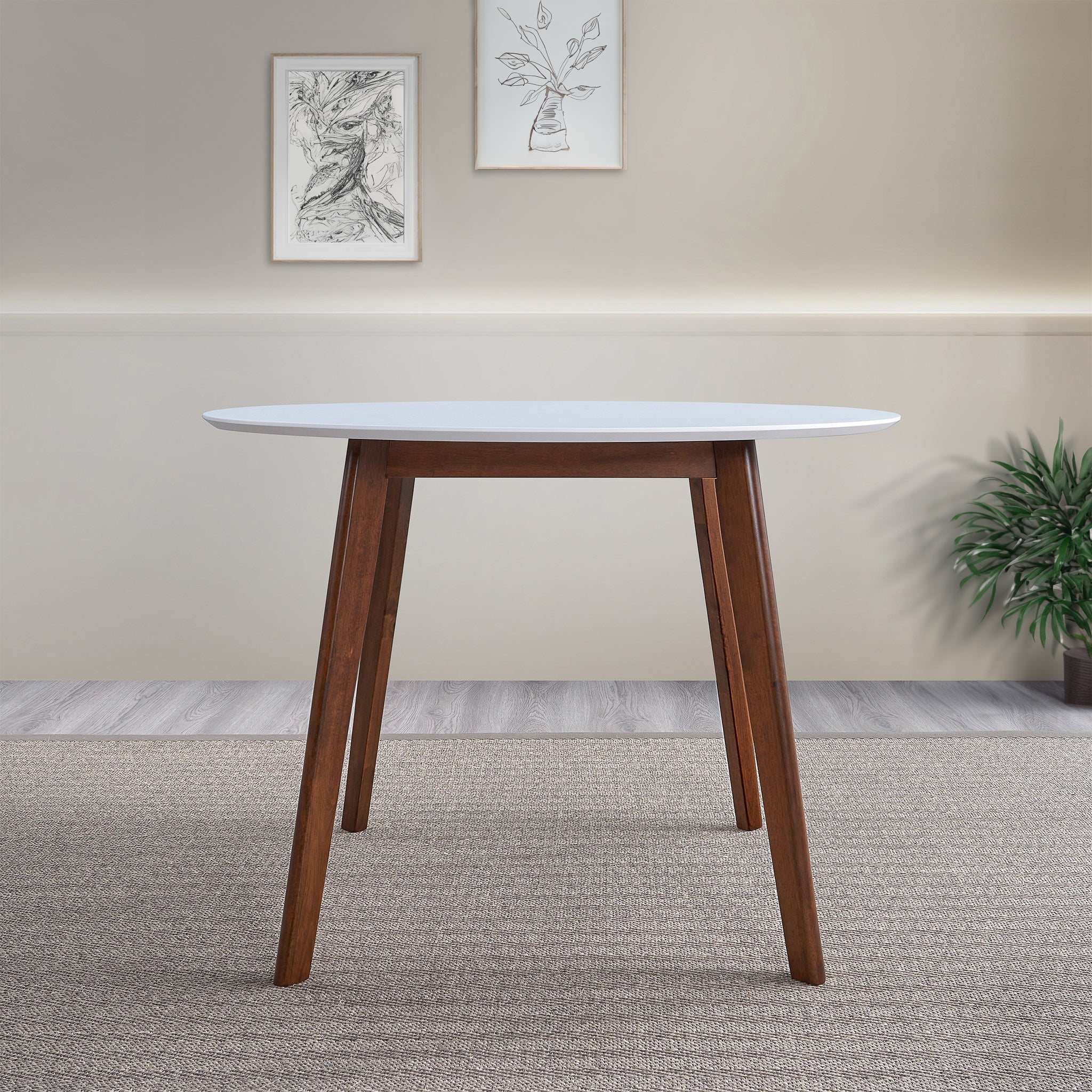 Carlton White Top Dining Table - Image 4