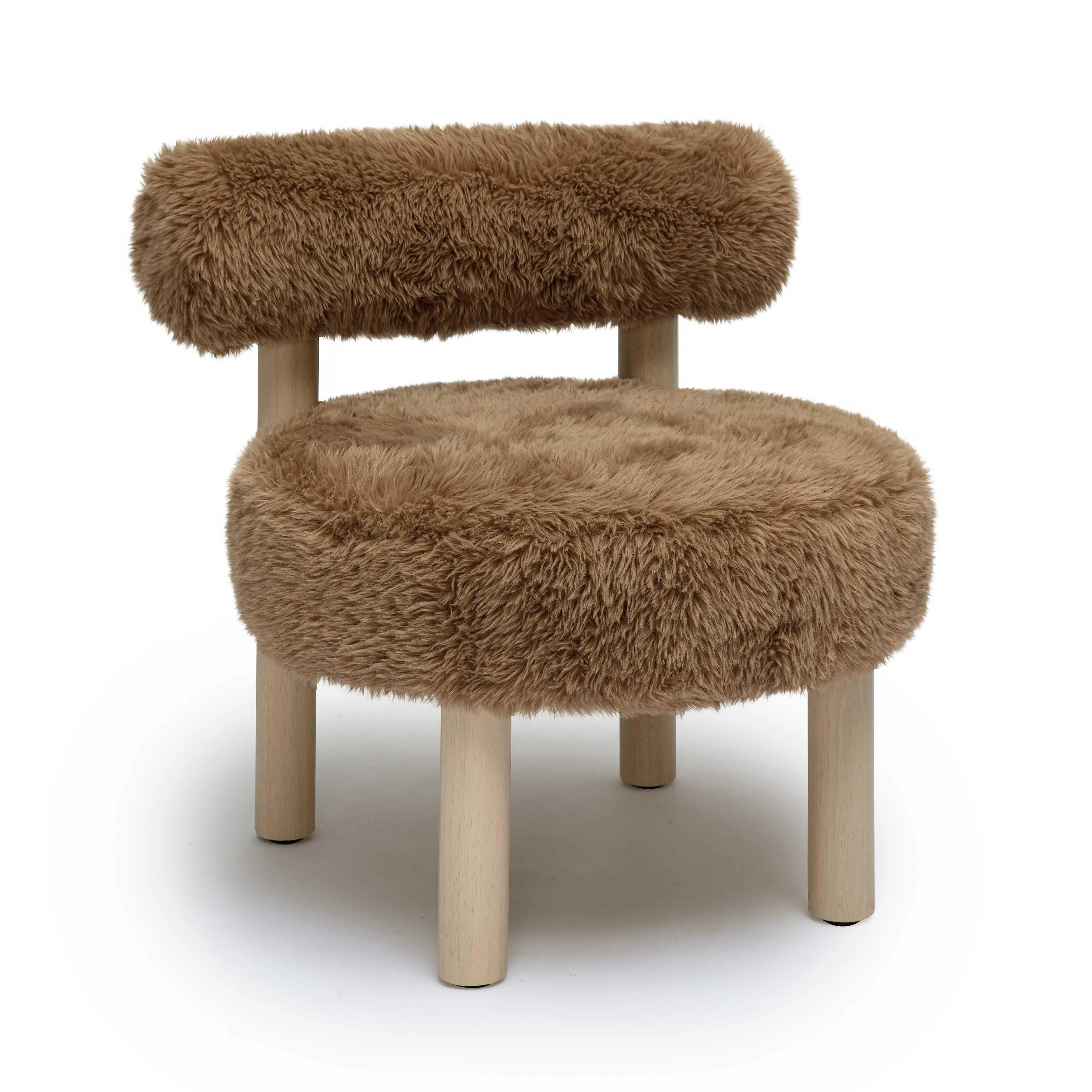 Carmel Vegan Shearling Accent Chair - Image 8