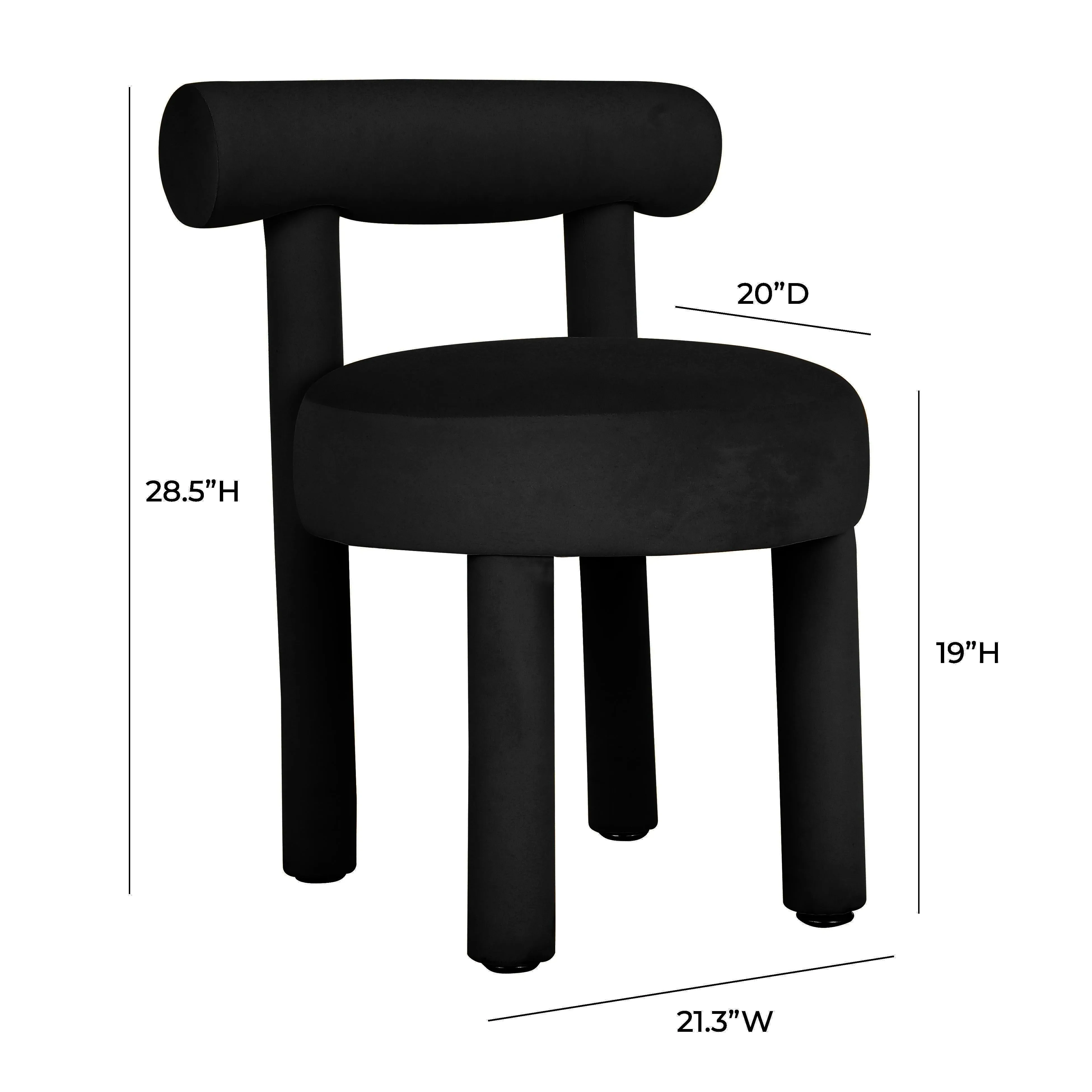 Carmel Velvet Dining Chair - Image 6