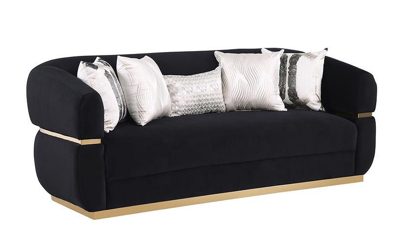 Carmela Black Living Room Set - Image 3