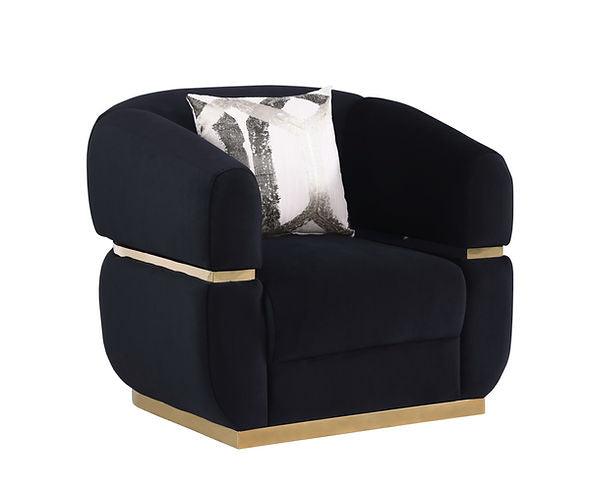 Carmela Black Living Room Set - Image 5