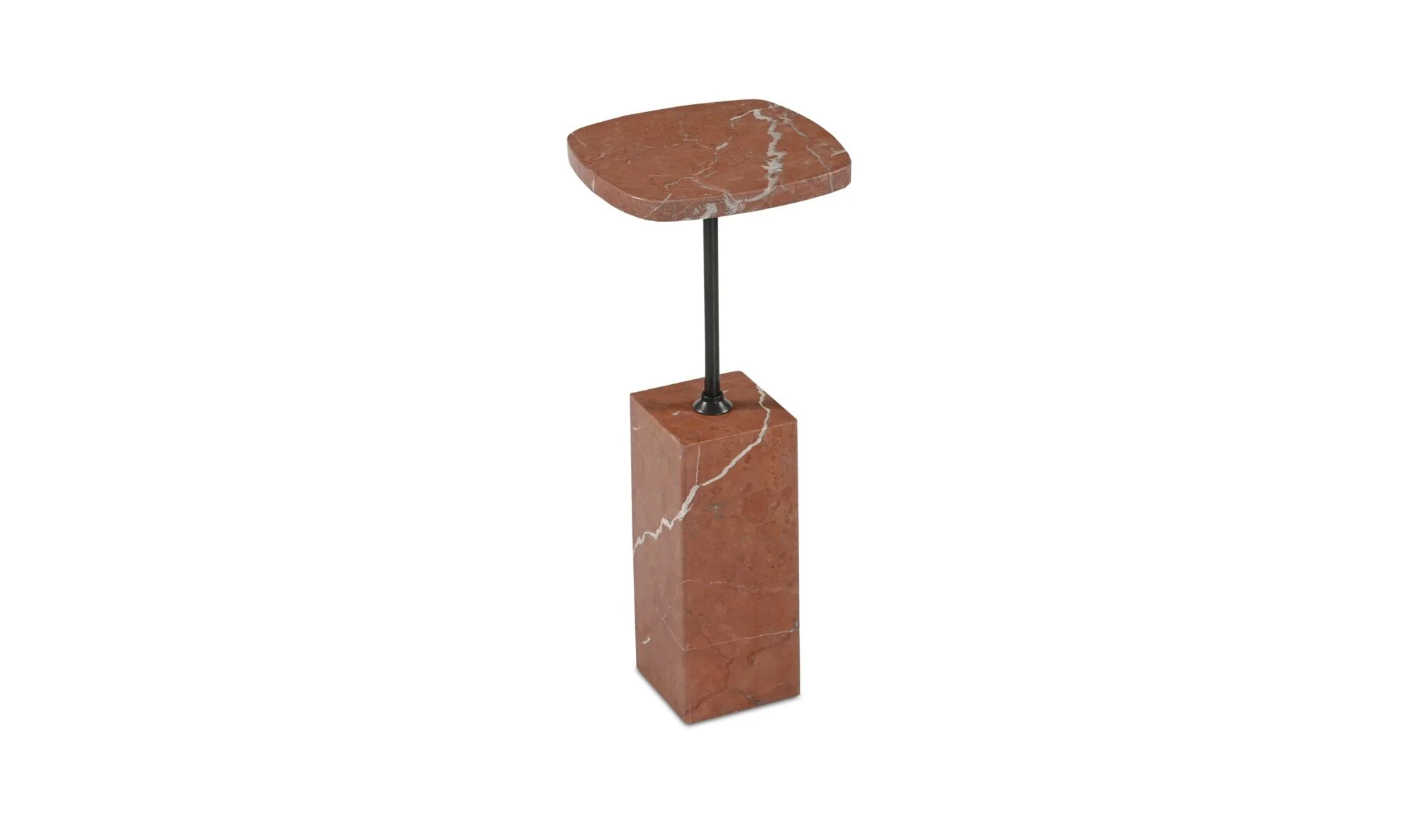 Caro Side Table Rosso Alicante Marble - Image 6