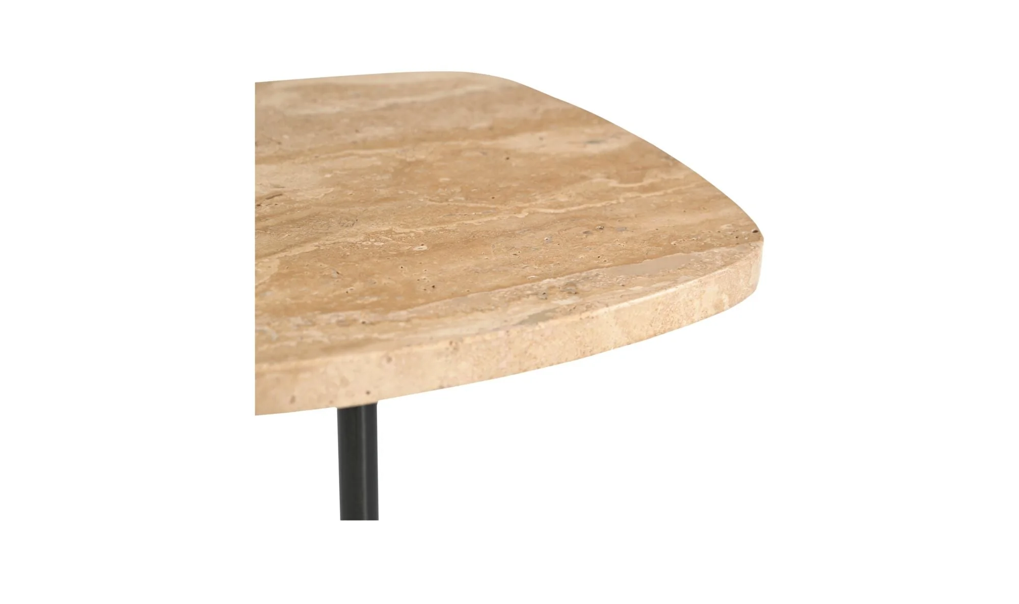 Caro Side Table Travertine - Image 2