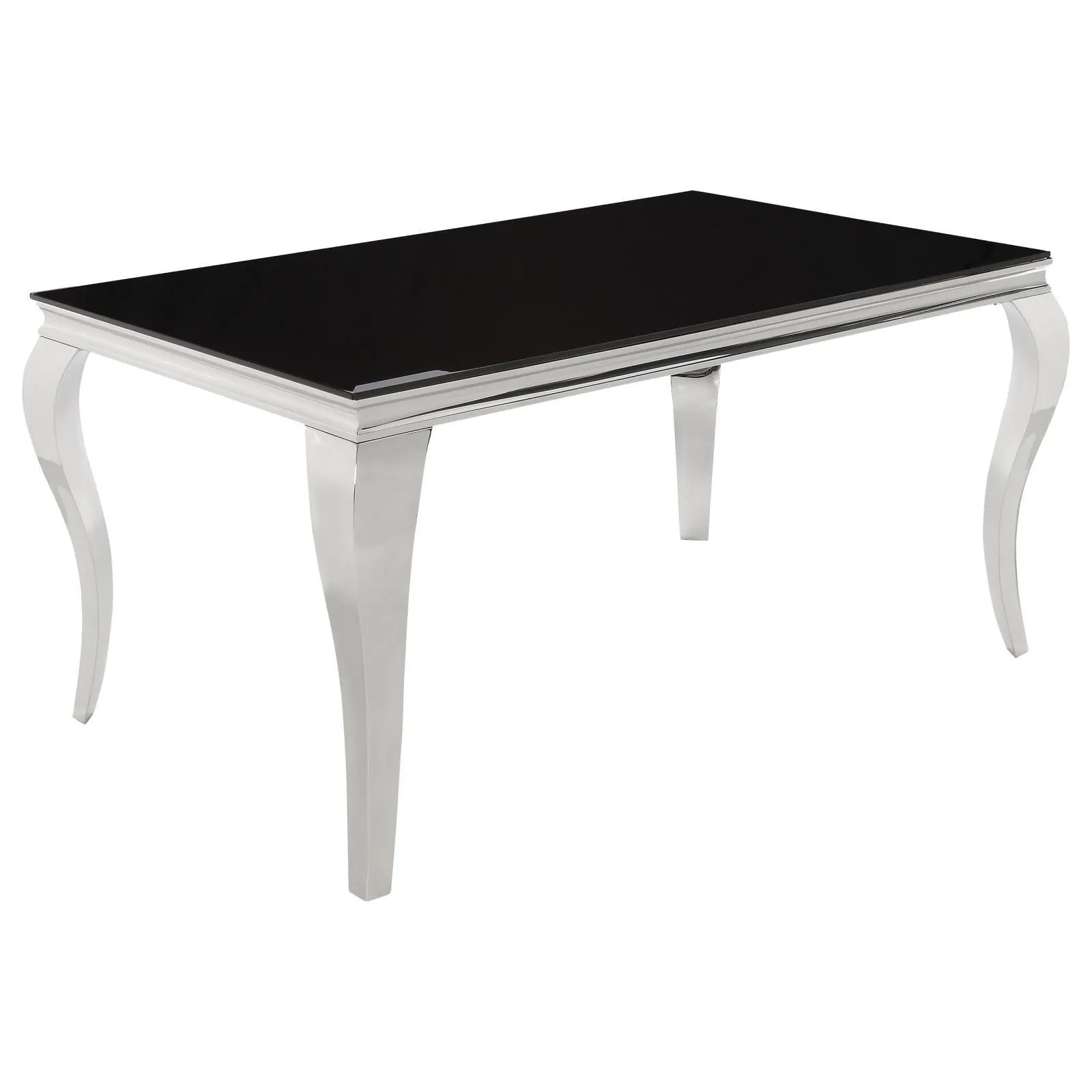 Carone Black/Chrome 5-Piece Dining Set - Image 2