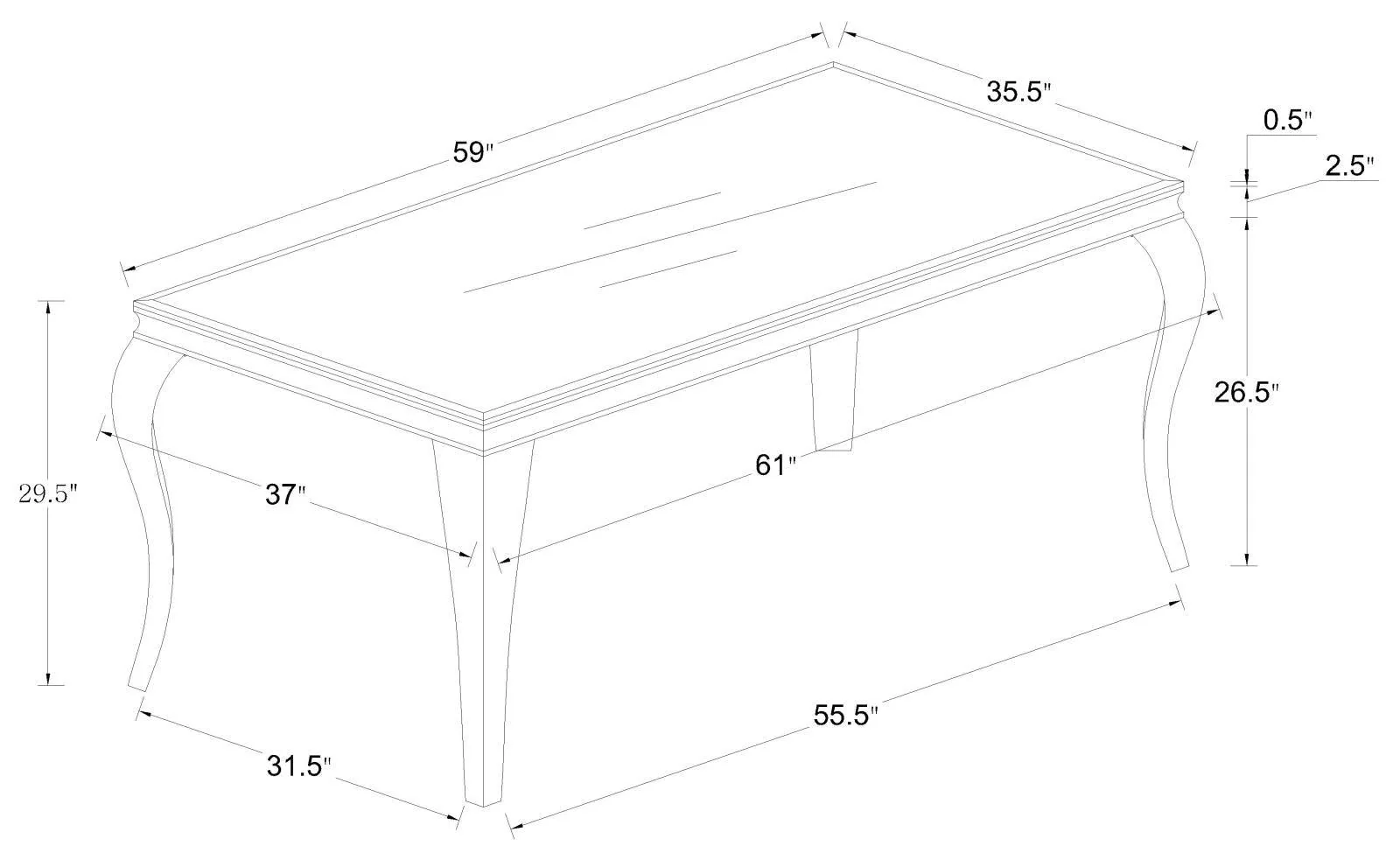 Carone White/Chrome Glass Top Dining Table - Image 8