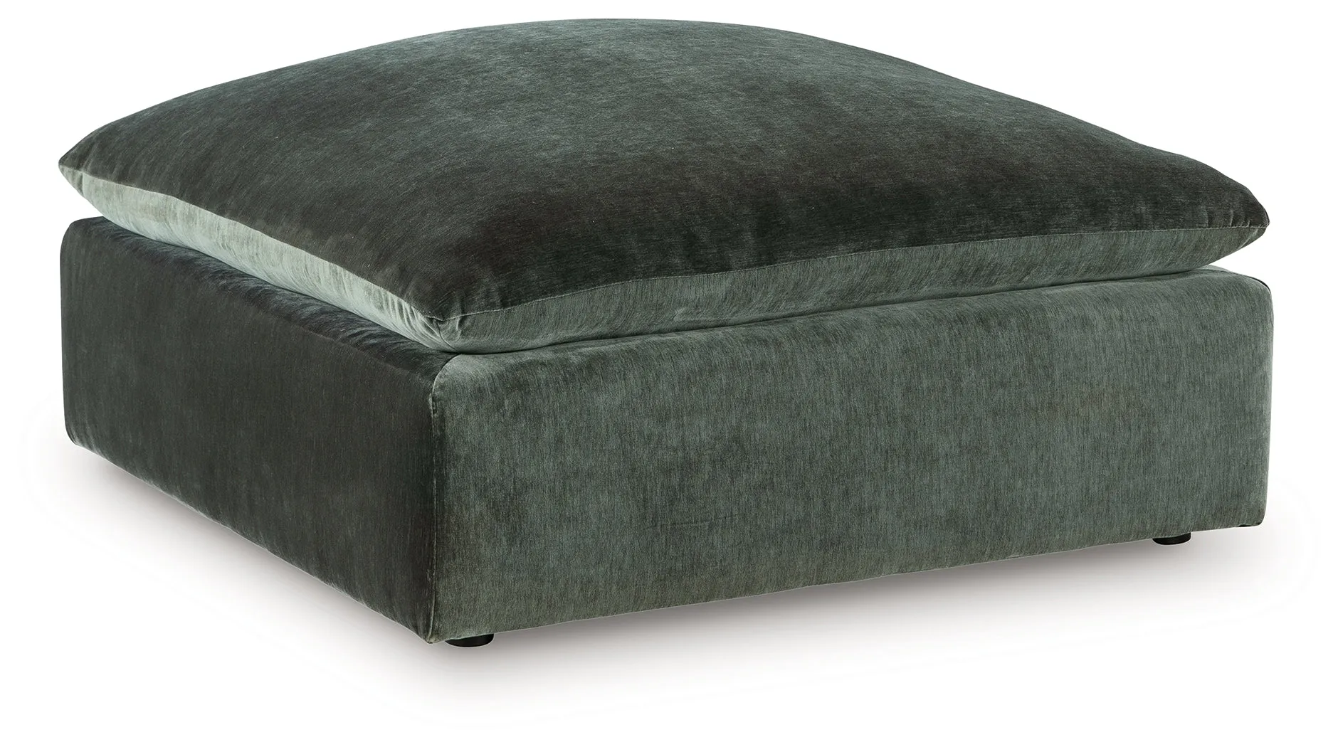 Carriage View Jade Oversized Accent Ottoman - Image 2