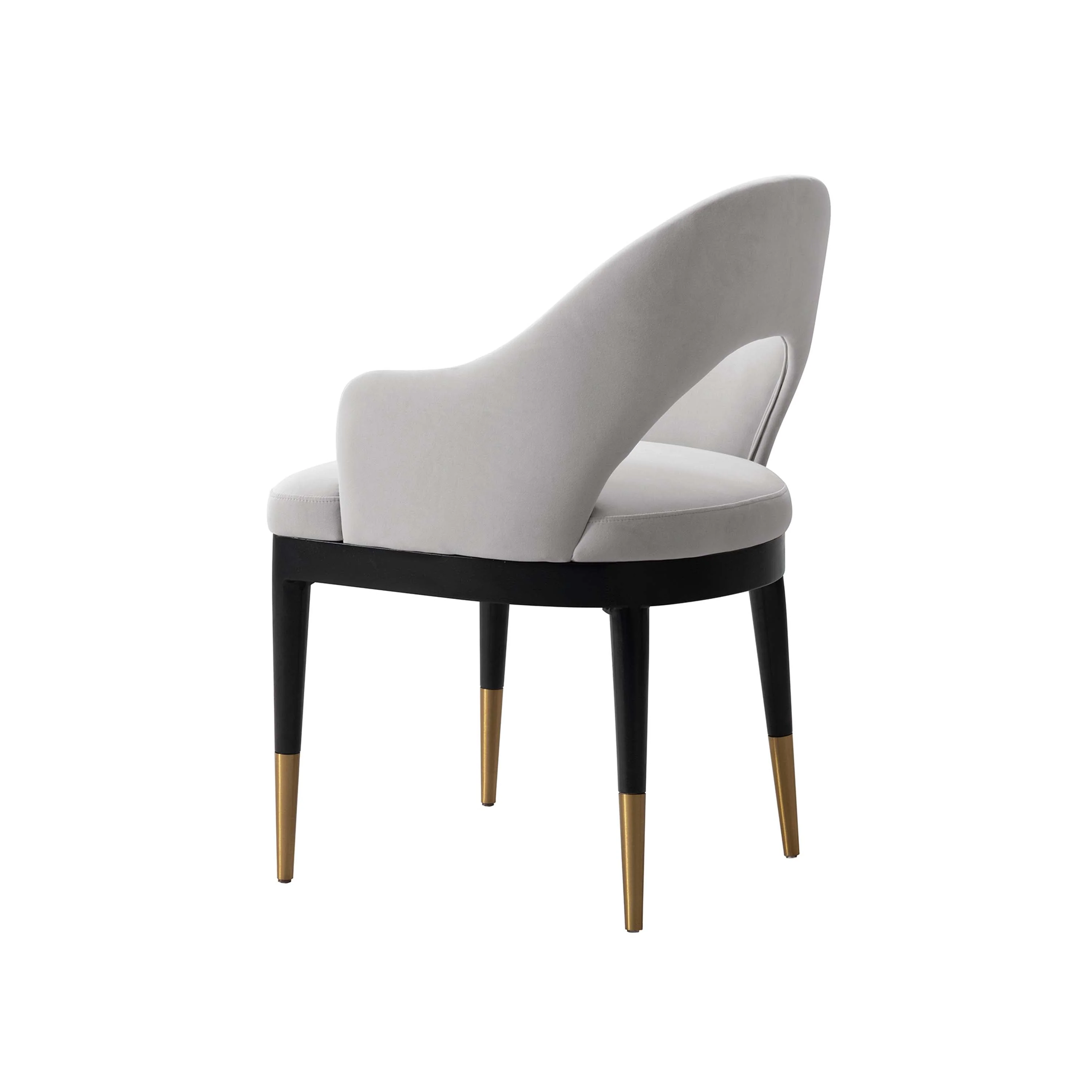 Carrington Dining Armchair in Light Grey (set of 2) - Image 9