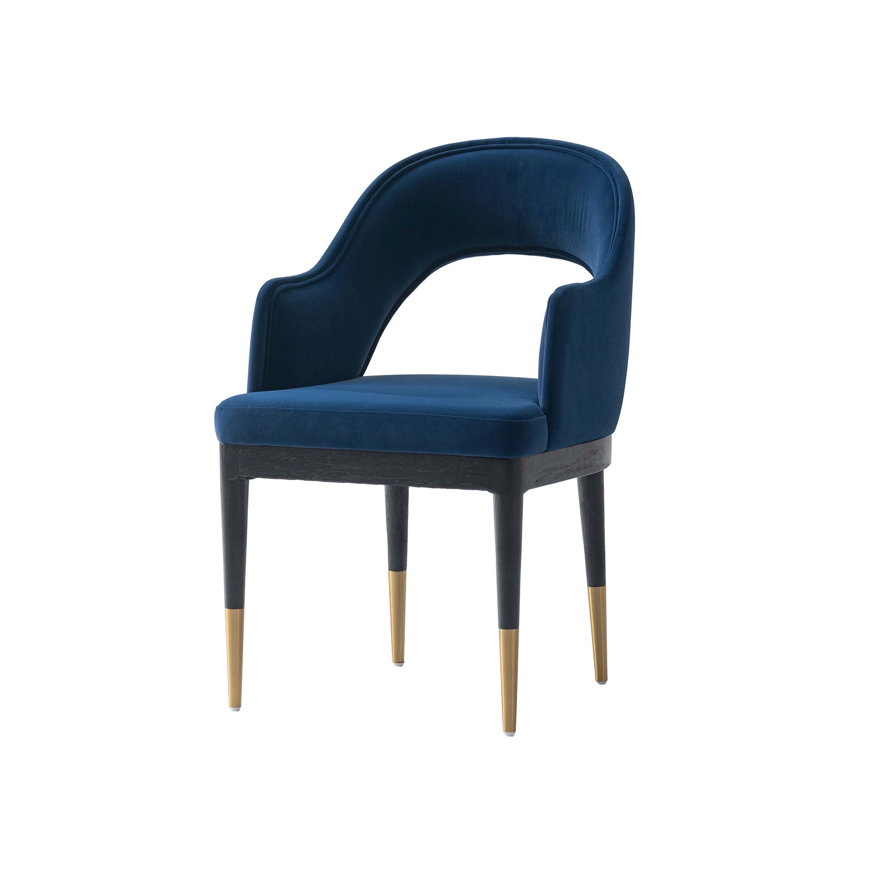 Carrington Dining Armchair in Midnight Blue - Image 6