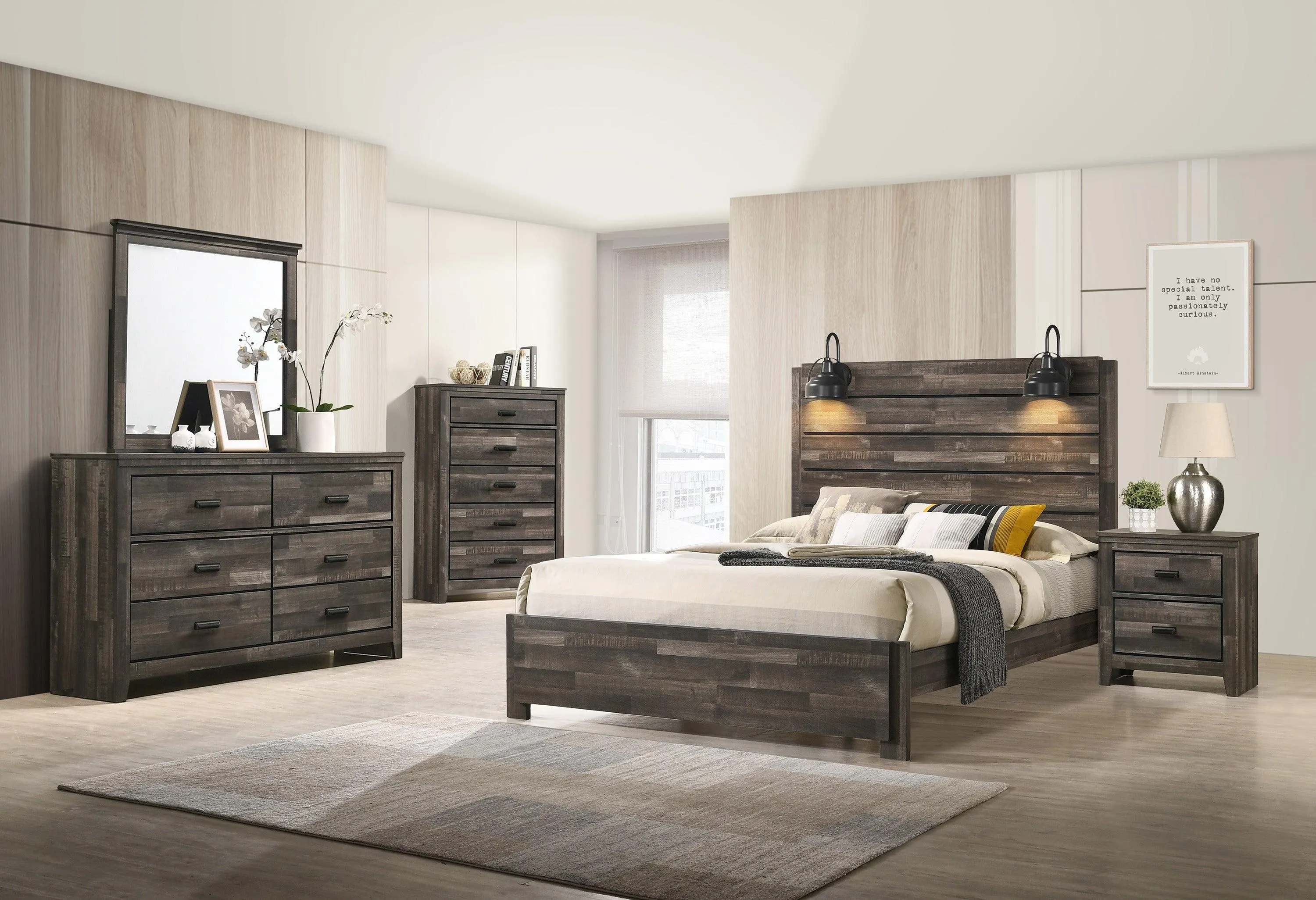 Carter Brown Queen Platform Bed - Image 2