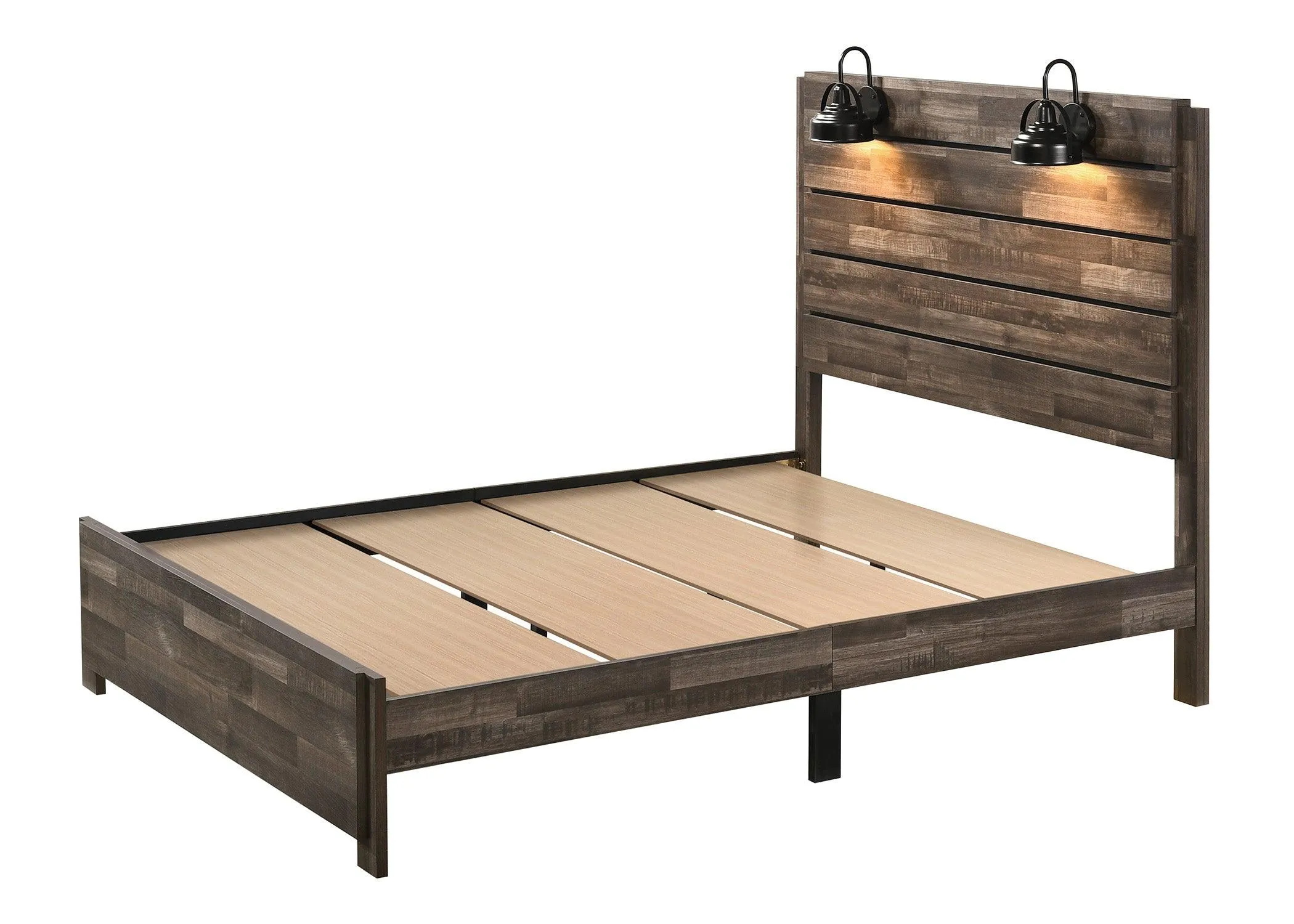 Carter Brown Queen Platform Bed - Image 3