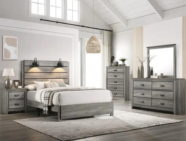 Carter Gray Bedroom Mirror (Mirror Only) - Image 2